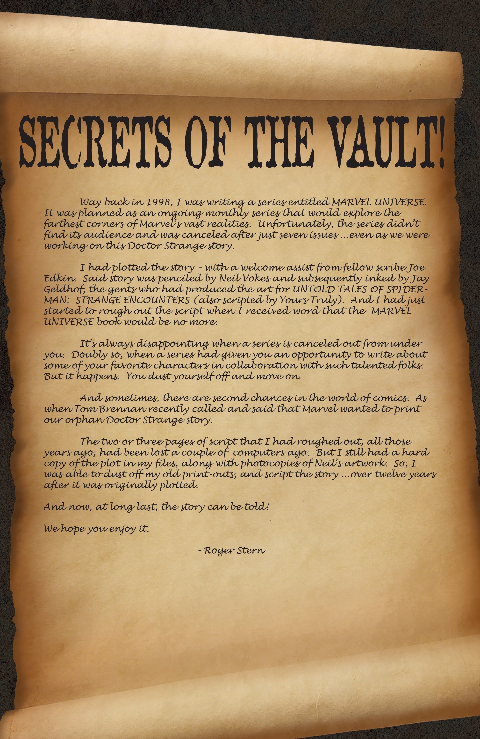 Read online Tales From the Marvel Vault comic -  Issue # TPB - 4