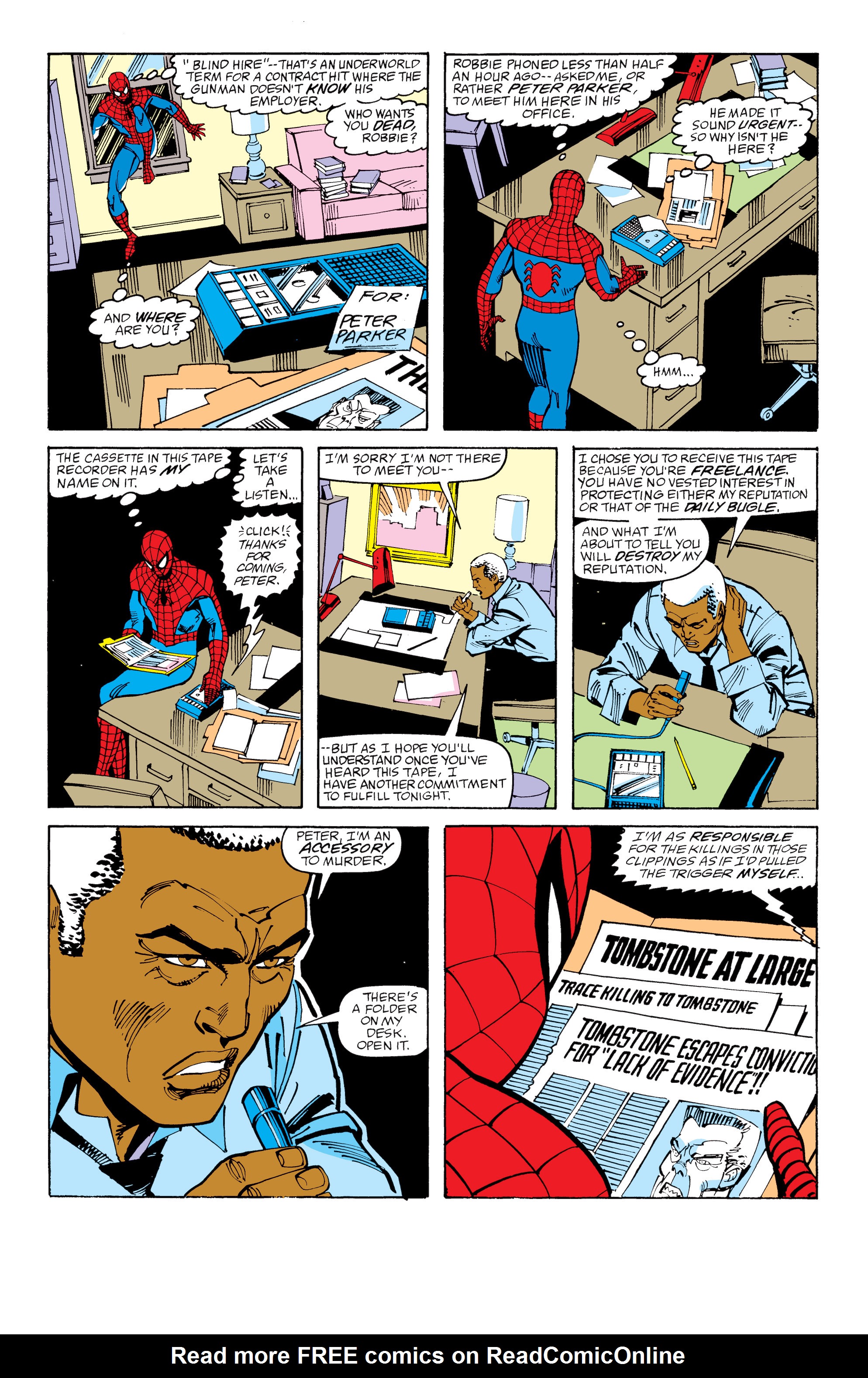 Read online The Spectacular Spider-Man (1976) comic -  Issue # _TPB Tombstone (Part 1) - 55