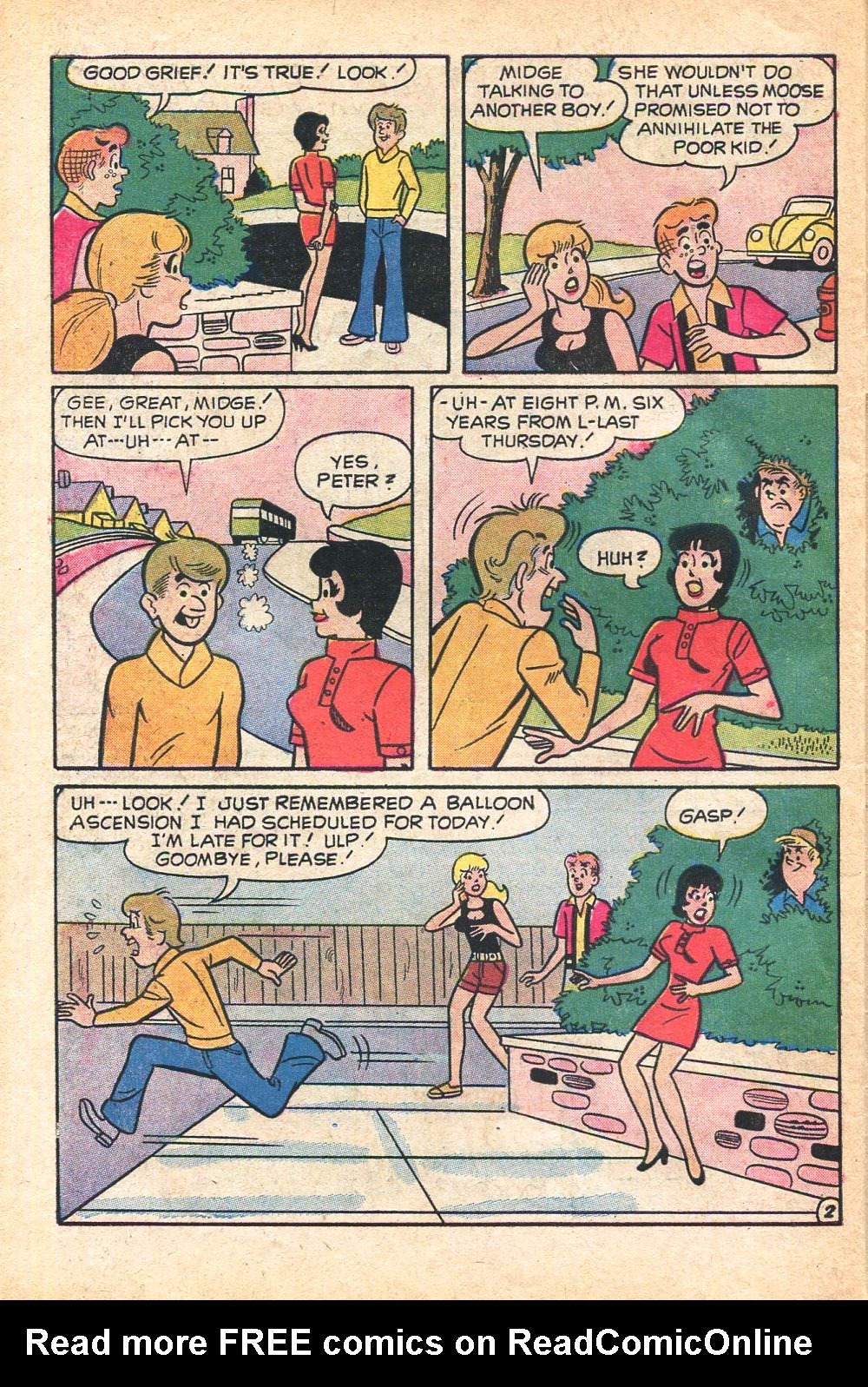 Read online Archie's TV Laugh-Out comic -  Issue #20 - 46