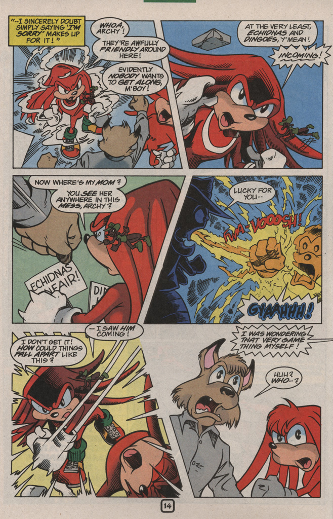 Read online Knuckles the Echidna comic -  Issue #22 - 20
