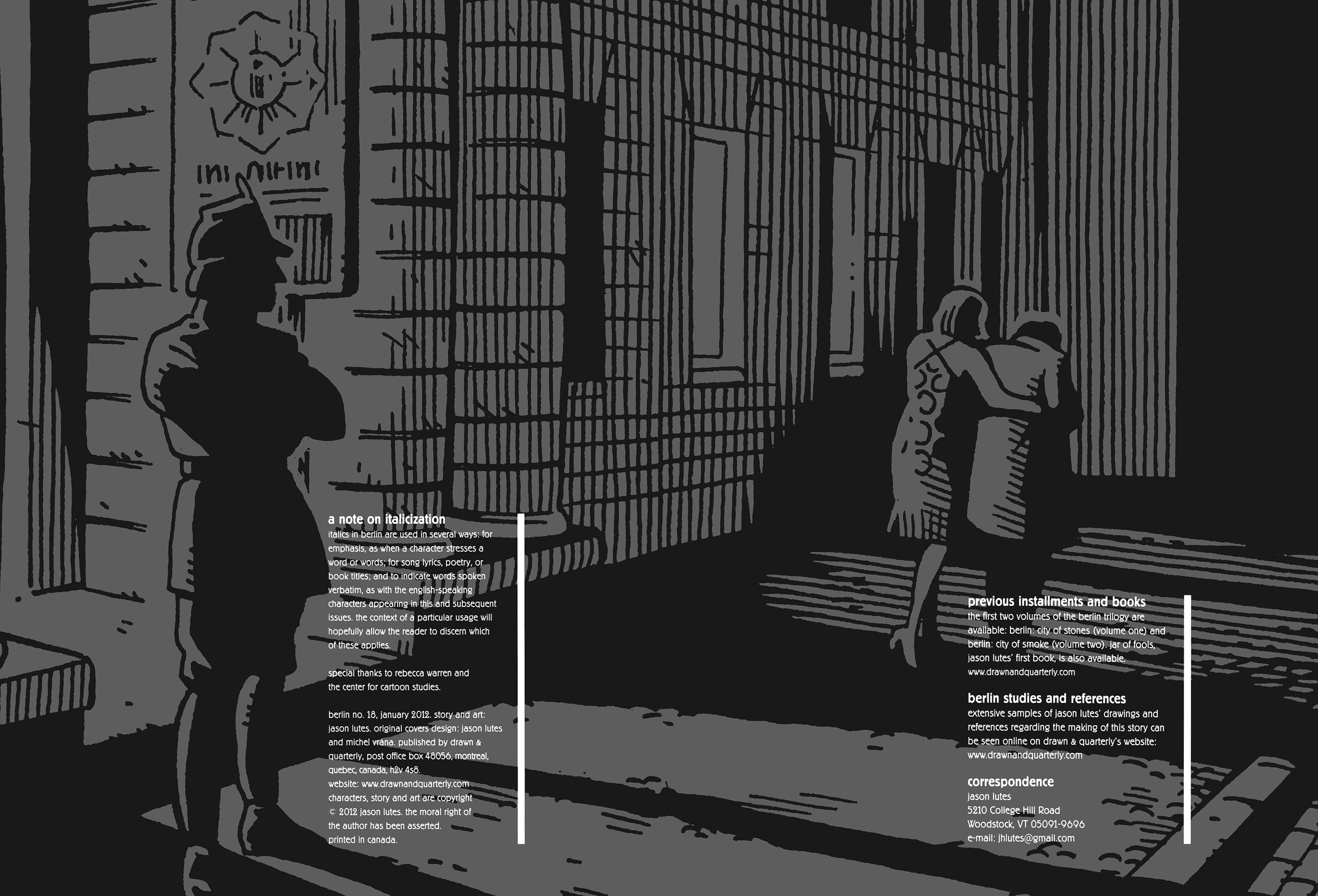 Read online Berlin (1998) comic -  Issue #18 - 2