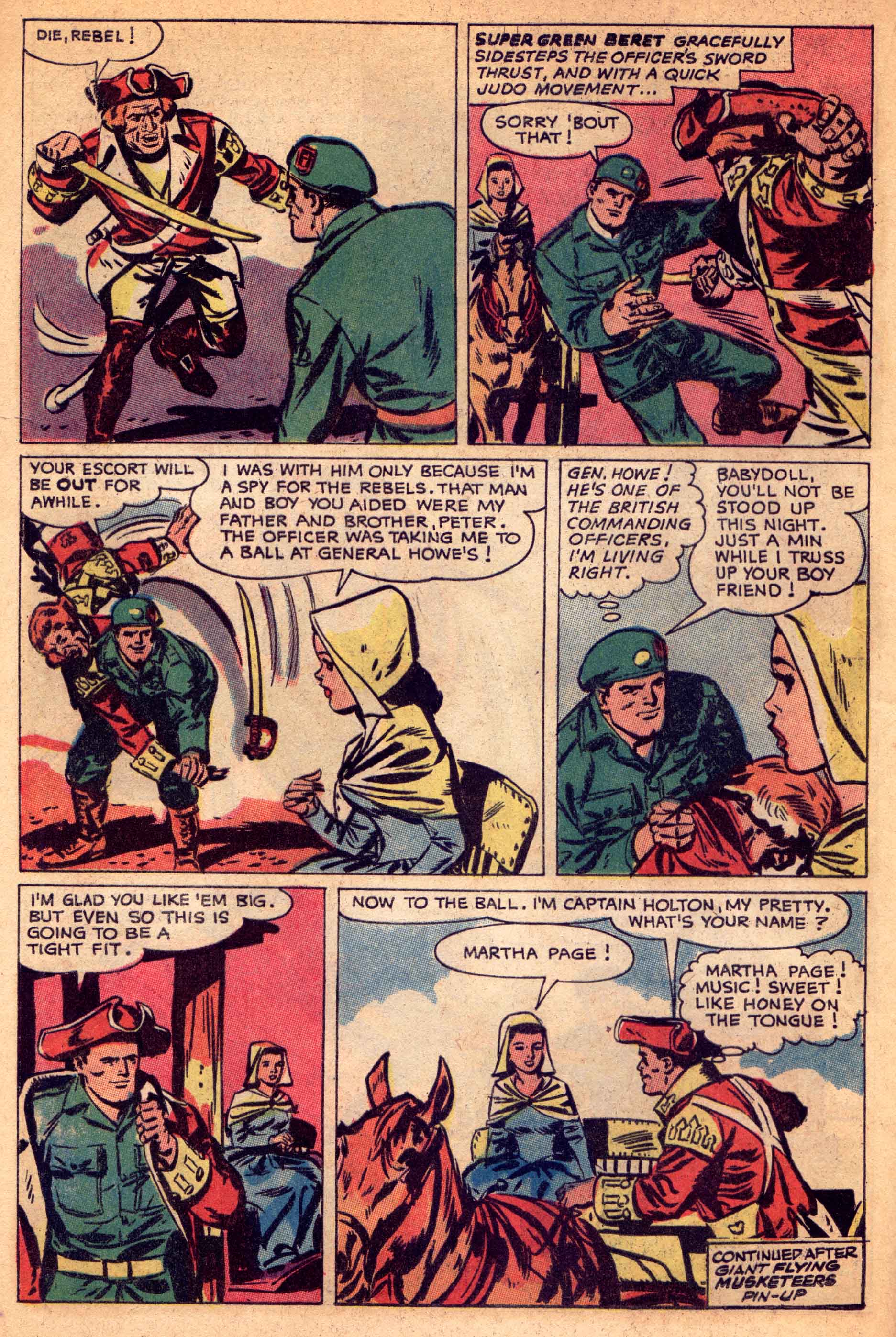 Read online Super Green Beret comic -  Issue #2 - 32