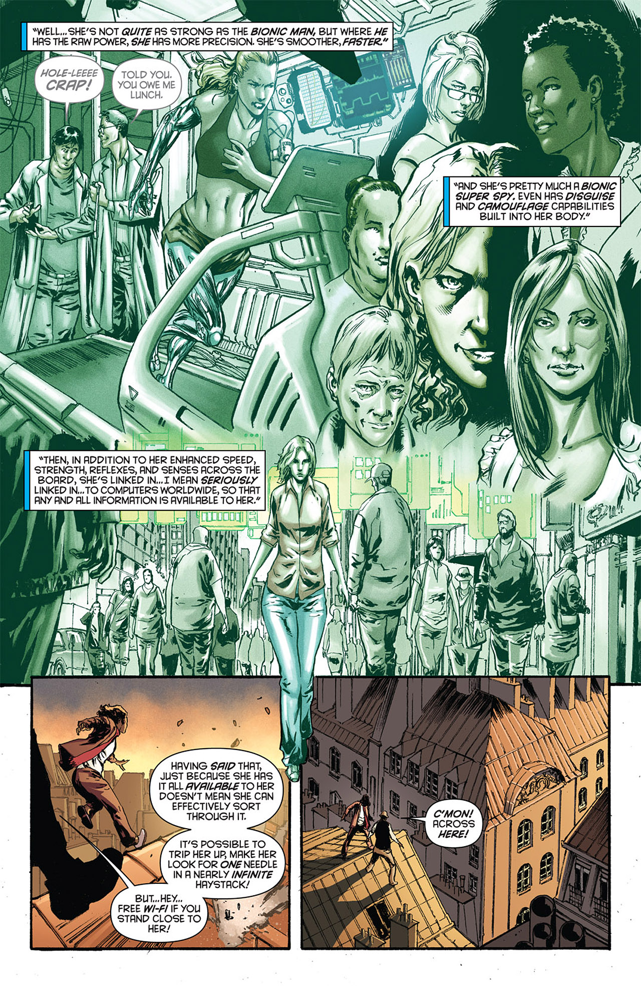 Read online The Bionic Woman comic -  Issue #1 - 4