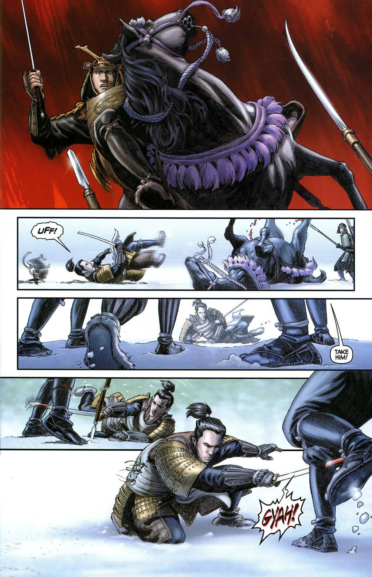 Read online Samurai: Heaven and Earth (2006) comic -  Issue #1 - 6