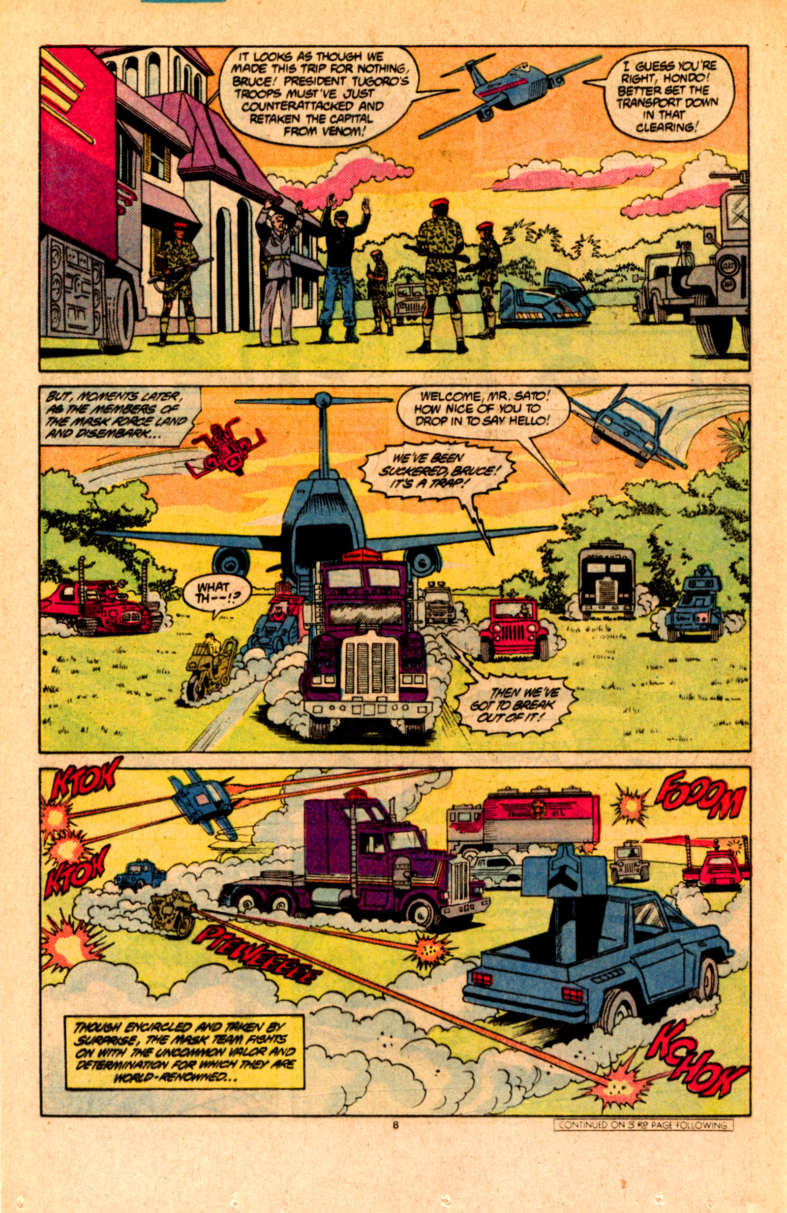 Read online MASK (1987) comic -  Issue #5 - 12