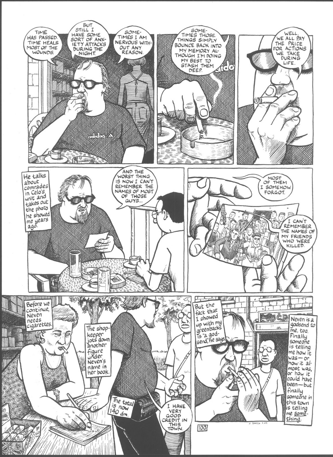 Read online The Fixer: A Story from Sarajevo comic -  Issue # TPB - 104