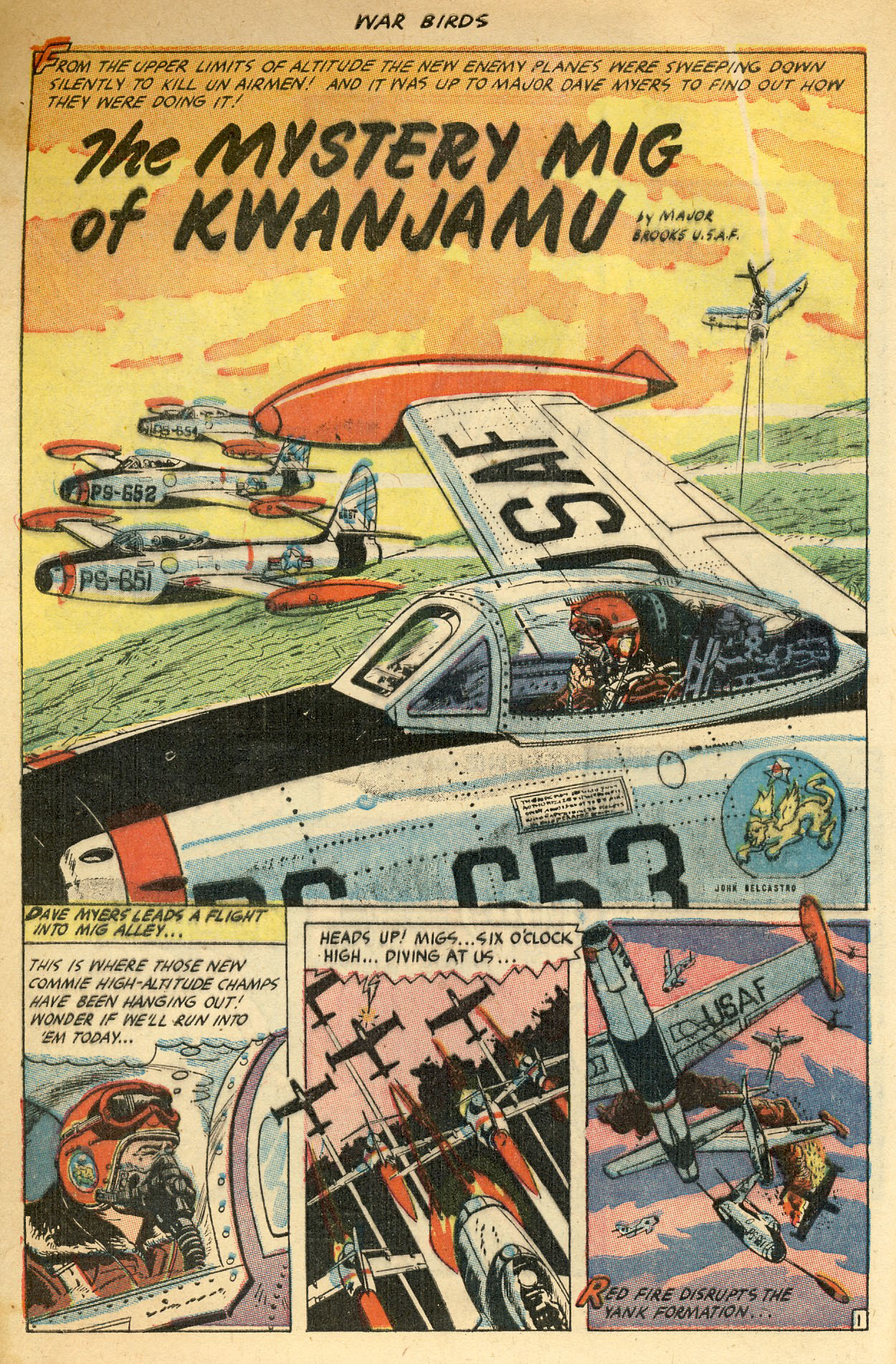 Read online War Birds (1952) comic -  Issue #2 - 4