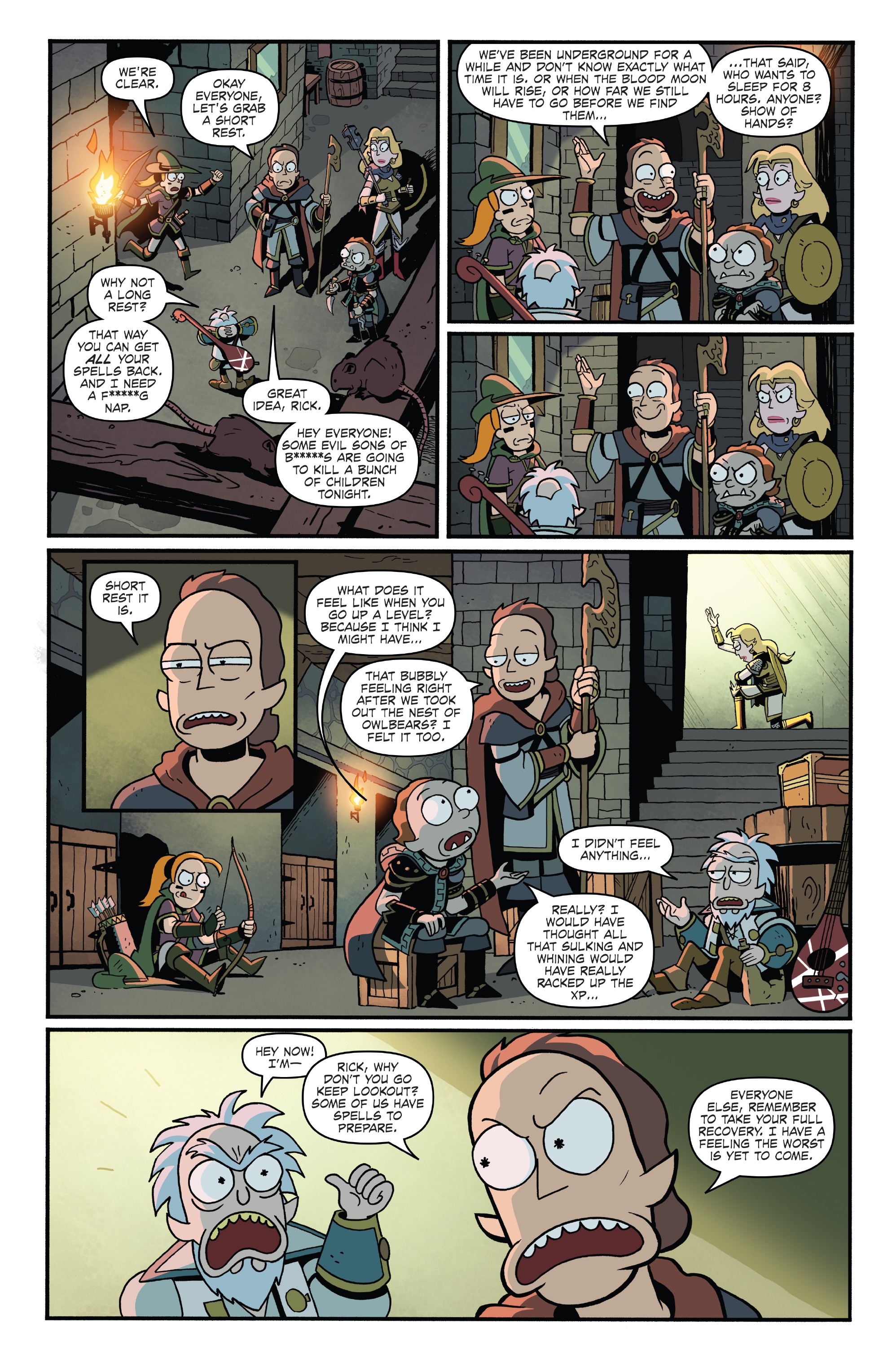 Read online Rick and Morty vs Dungeons & Dragons comic -  Issue #4 - 17