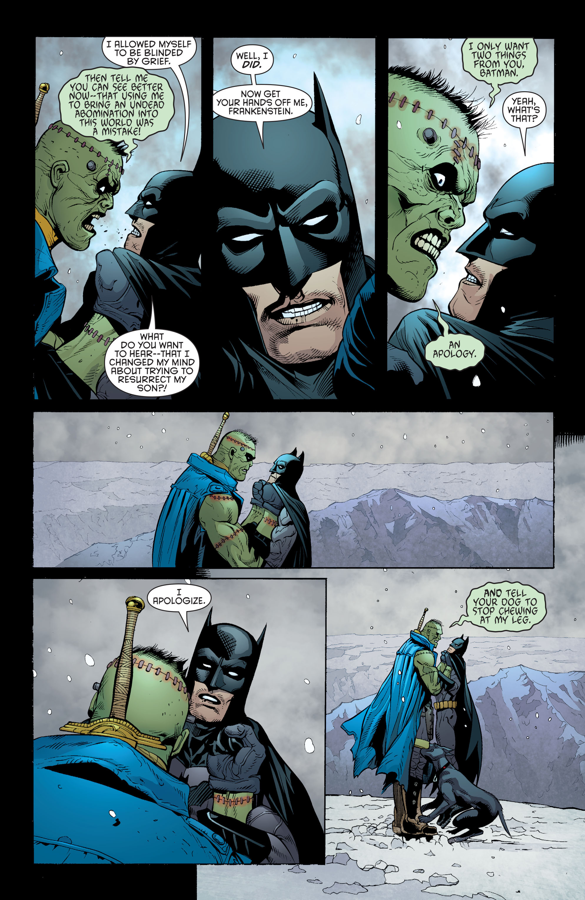 Read online Batman and Robin (2011) comic -  Issue #31 - Batman and Frankenstein - 8