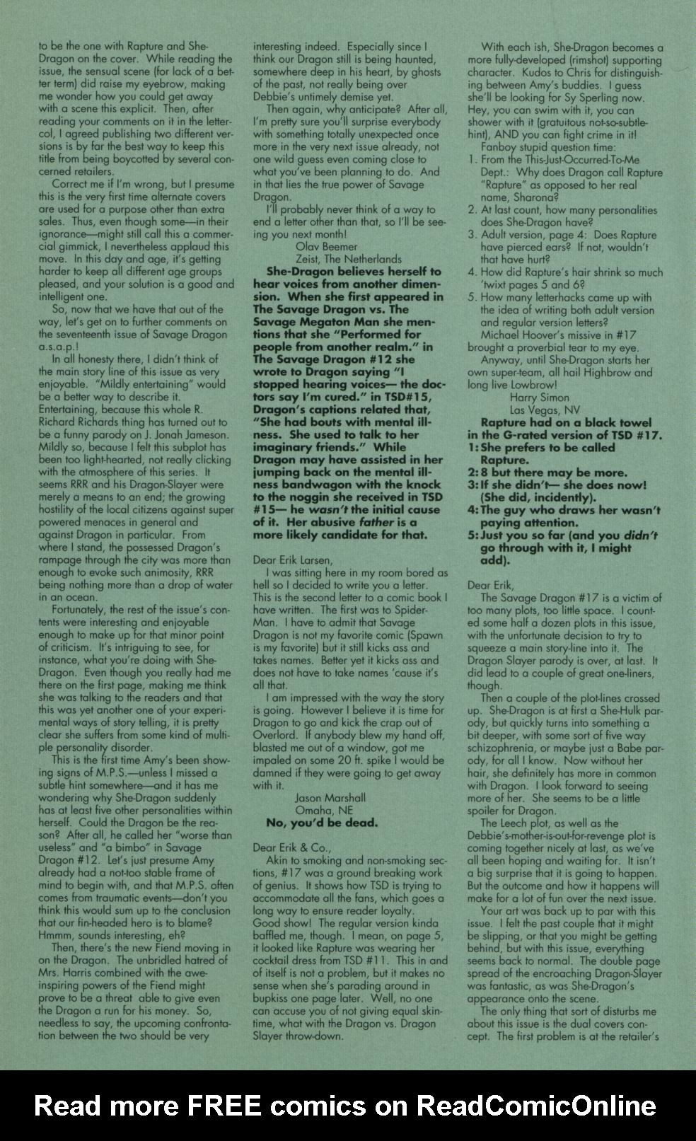 The Savage Dragon (1993) Issue #18 #21 - English 29