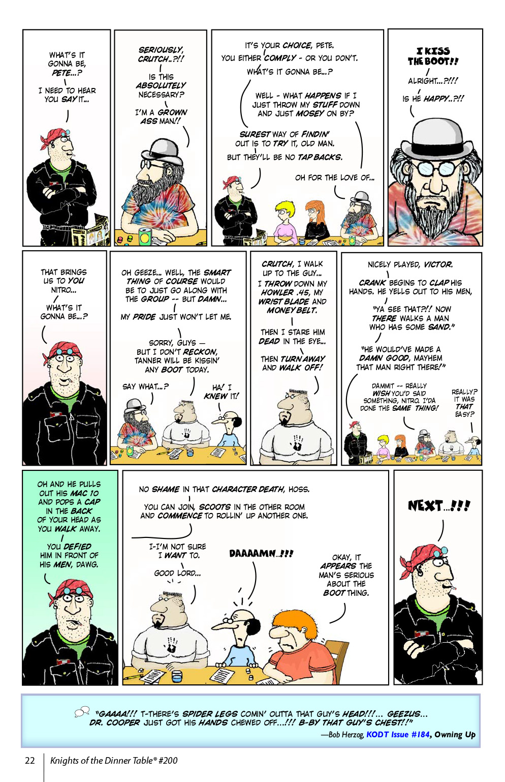 Read online Knights of the Dinner Table comic -  Issue #200 - 24