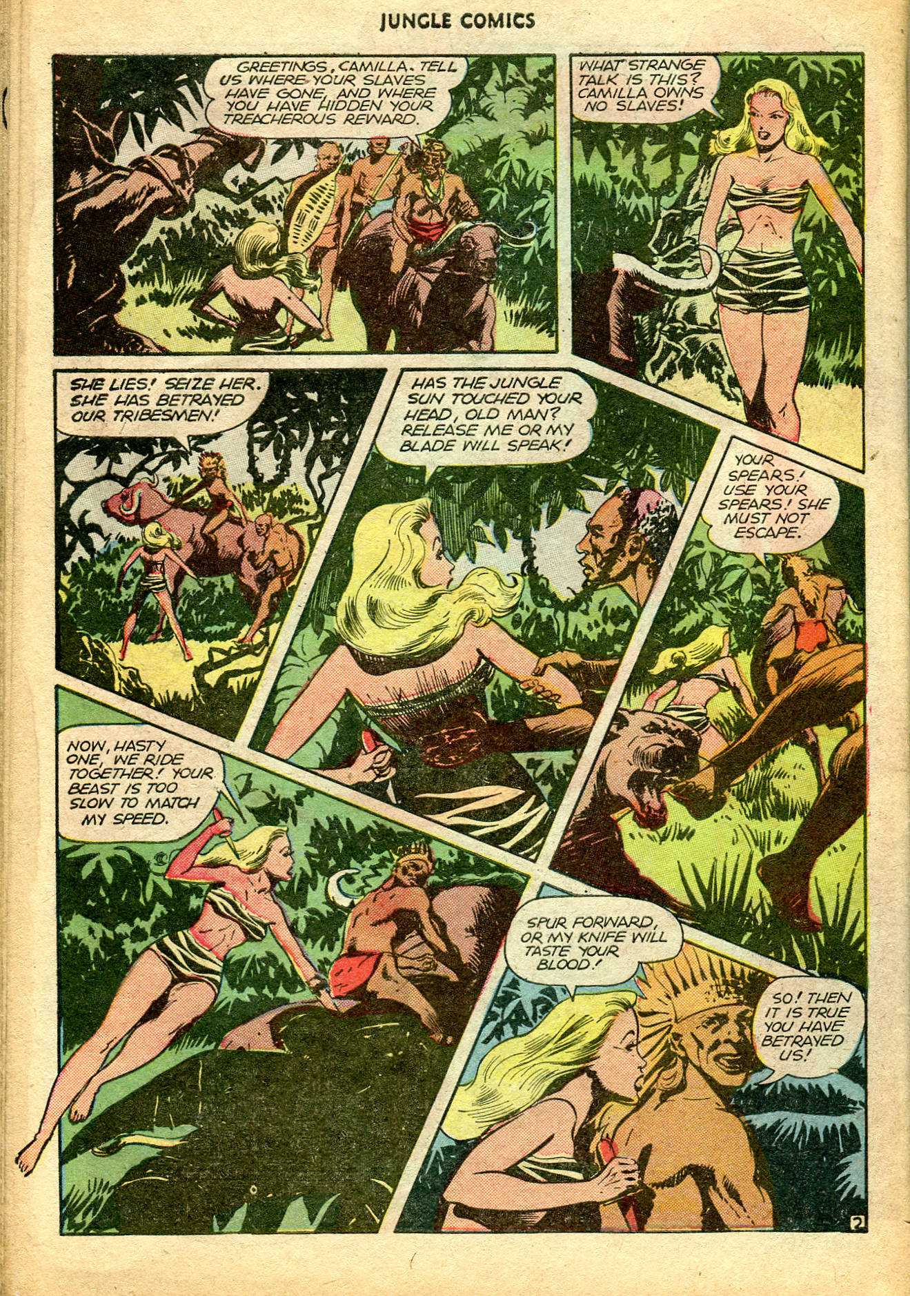 Read online Jungle Comics comic -  Issue #82 - 44