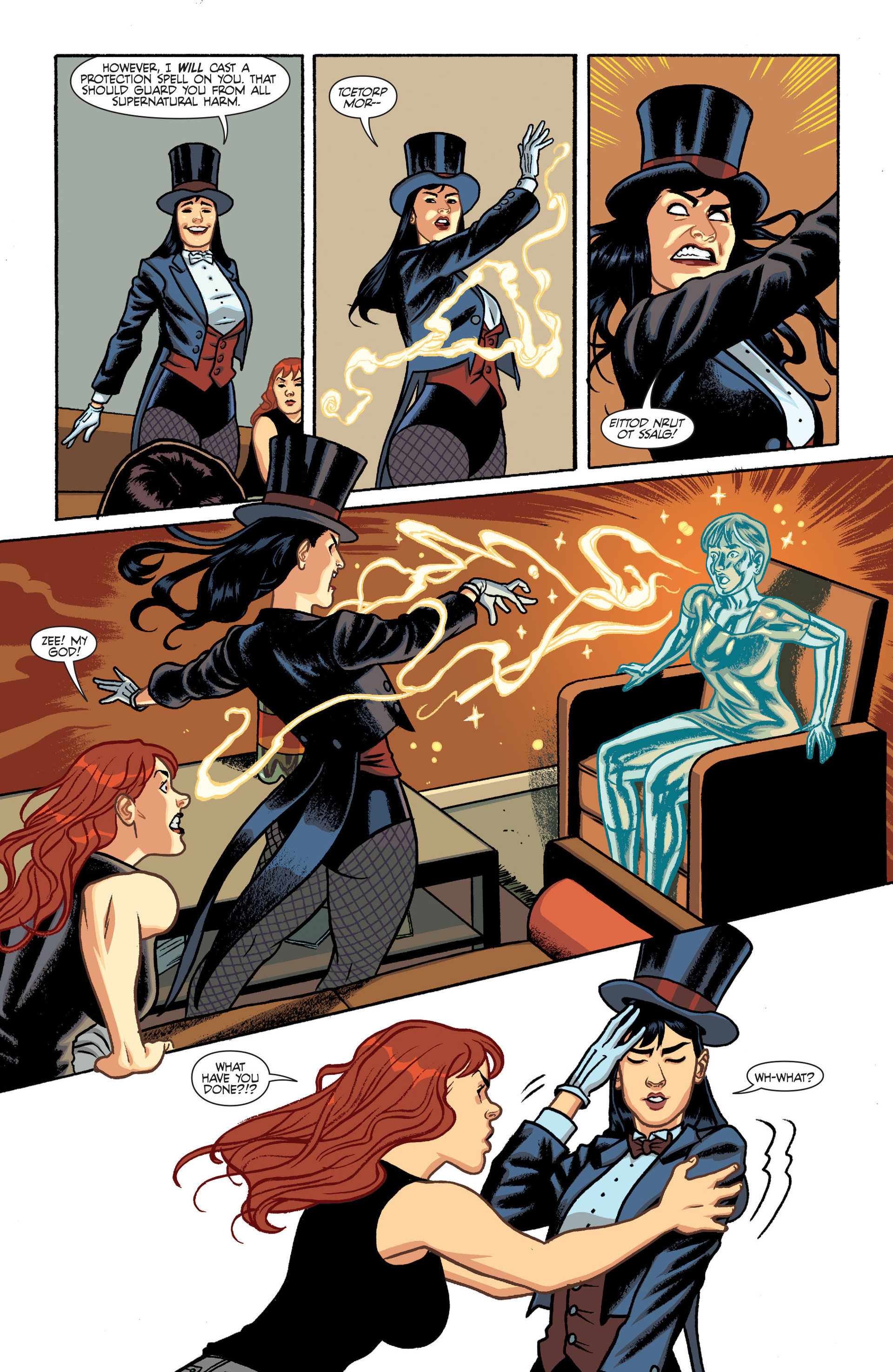 Read online Black Canary and Zatanna: Bloodspell comic -  Issue # Full - 79