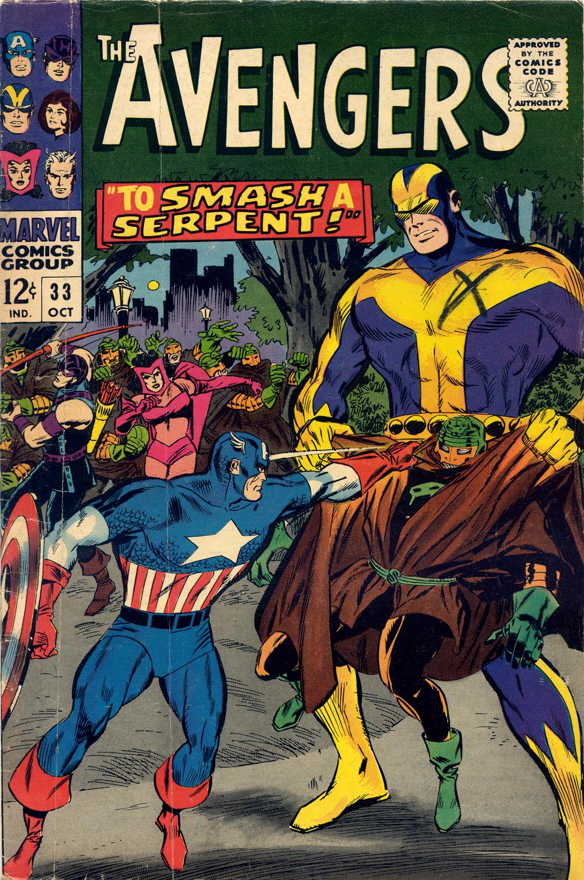 Read online The Avengers (1963) comic -  Issue #33 - 1