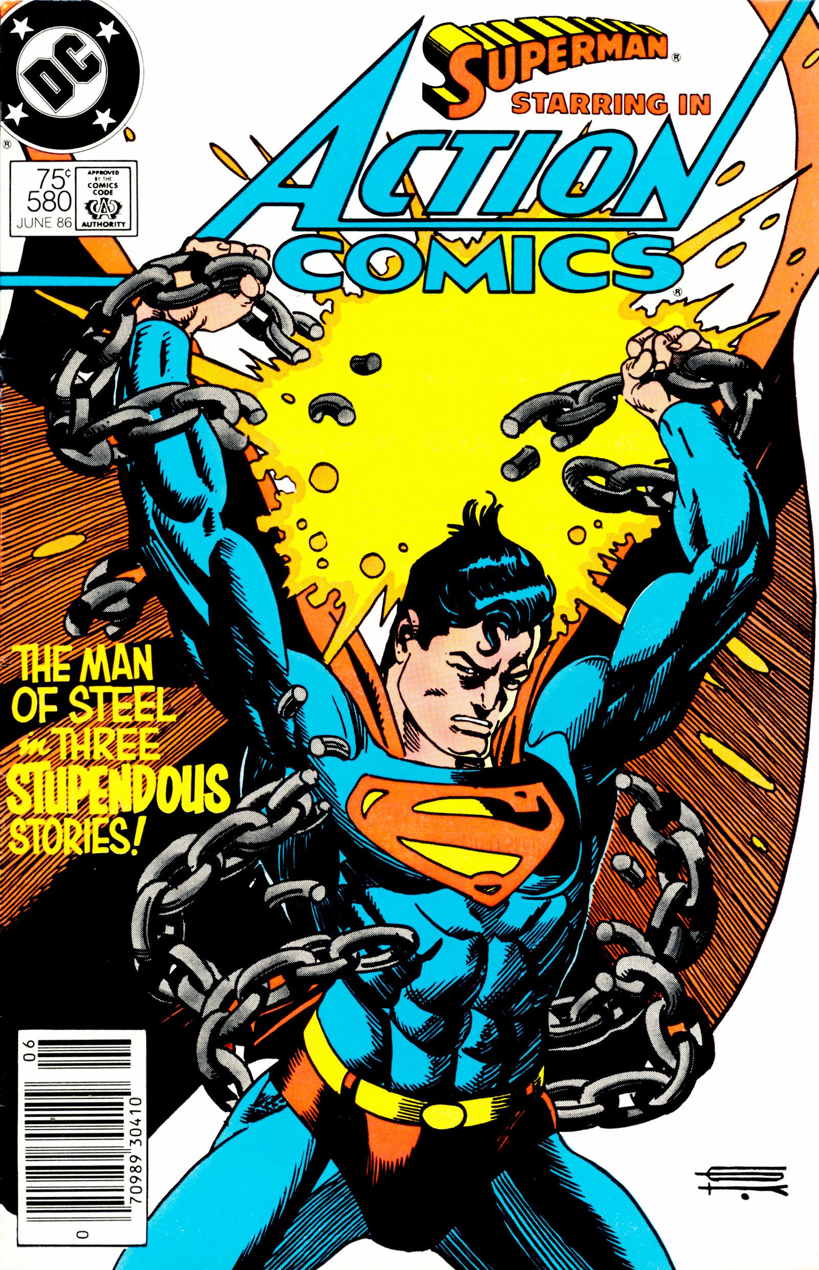 Read online Action Comics (1938) comic -  Issue #580 - 1