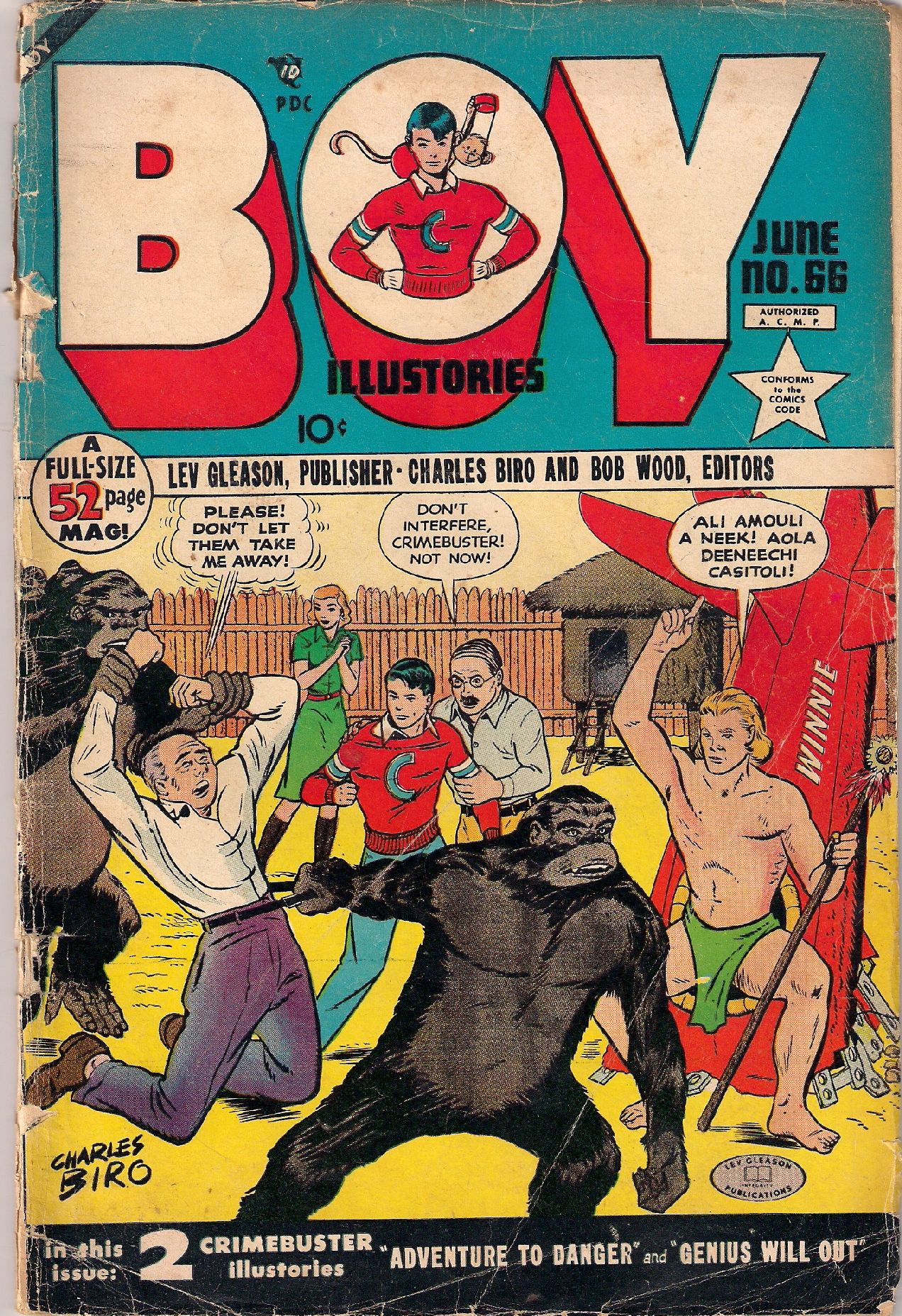 Read online Boy Comics comic -  Issue #66 - 1