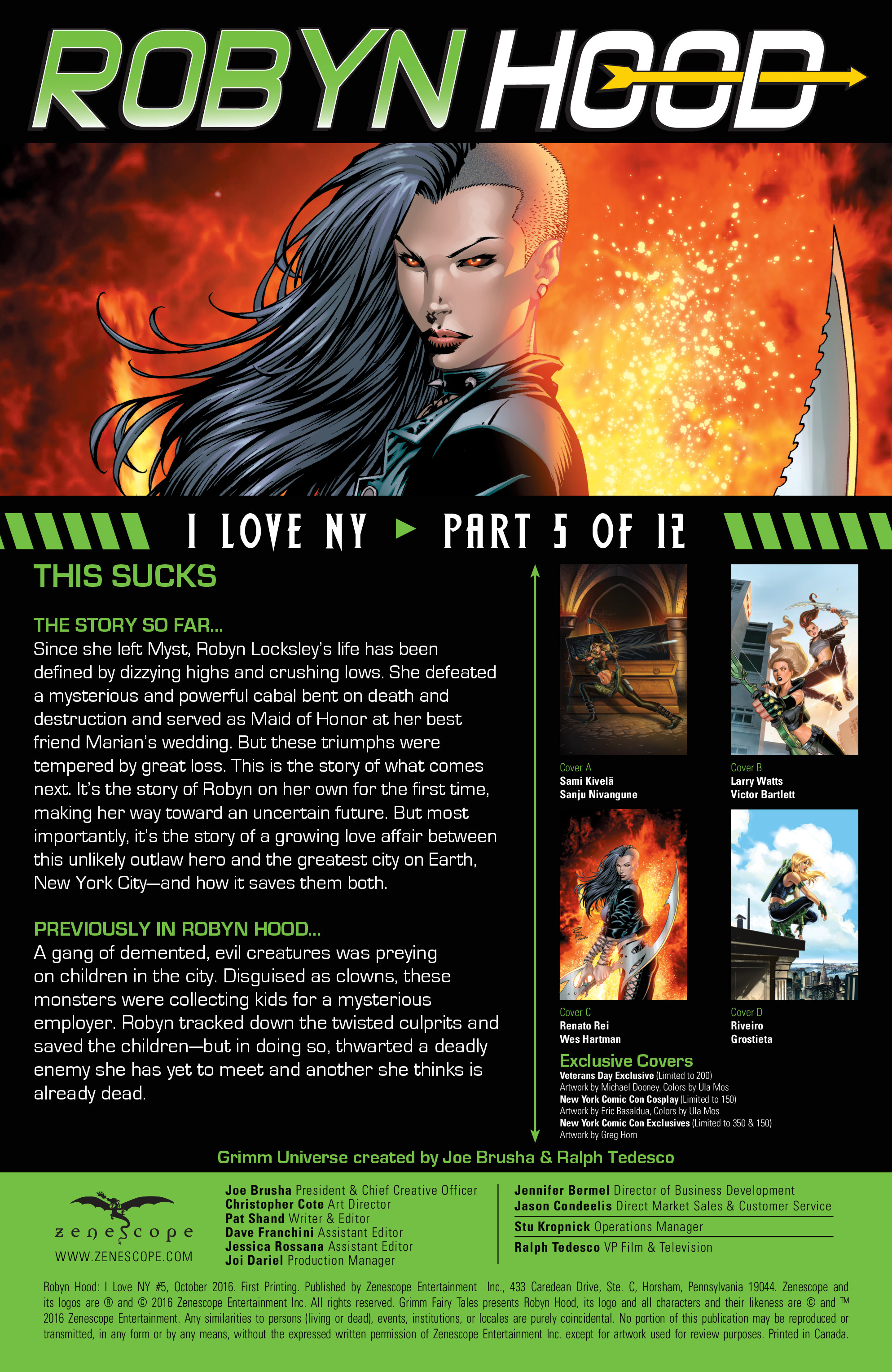 Read online Robyn Hood I Love NY comic -  Issue #5 - 2