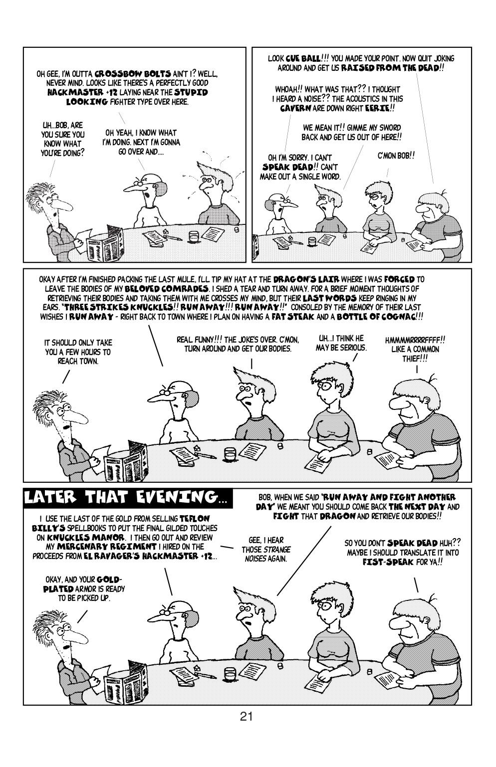 Read online Knights of the Dinner Table comic -  Issue #20 - 23