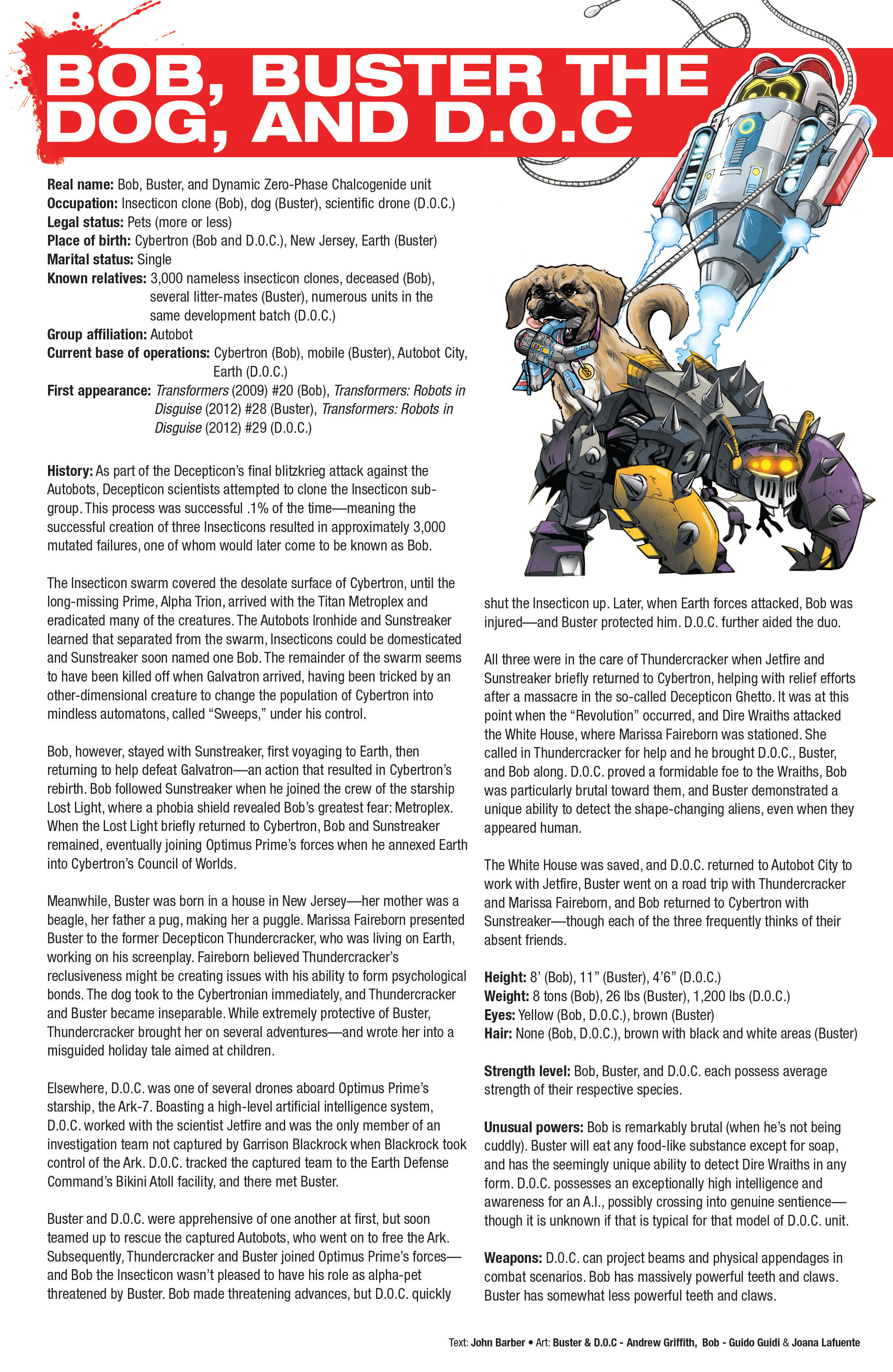 Read online Hasbro Heroes Sourcebook comic -  Issue #1 - 25
