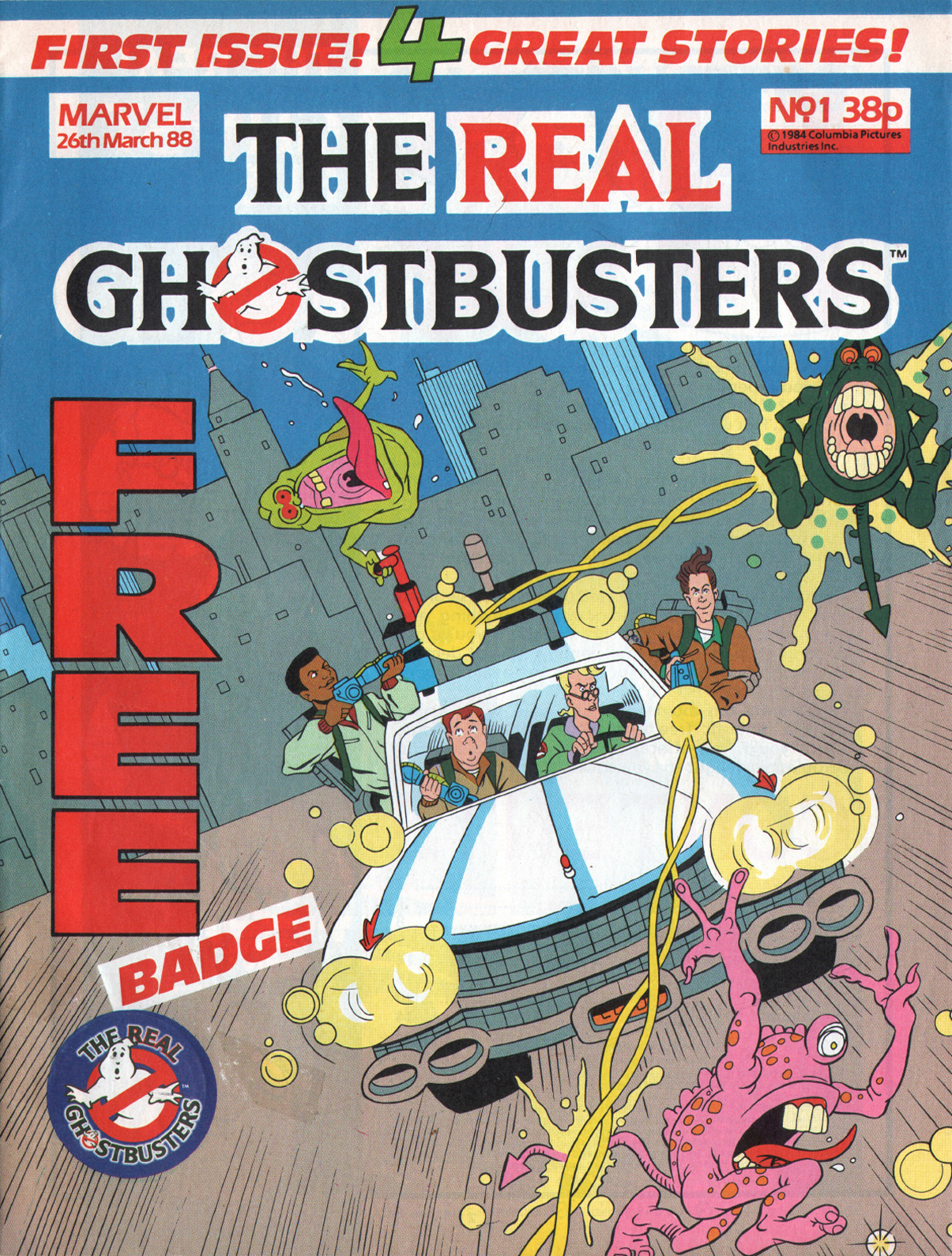Read online The Real Ghostbusters comic -  Issue #1 - 1