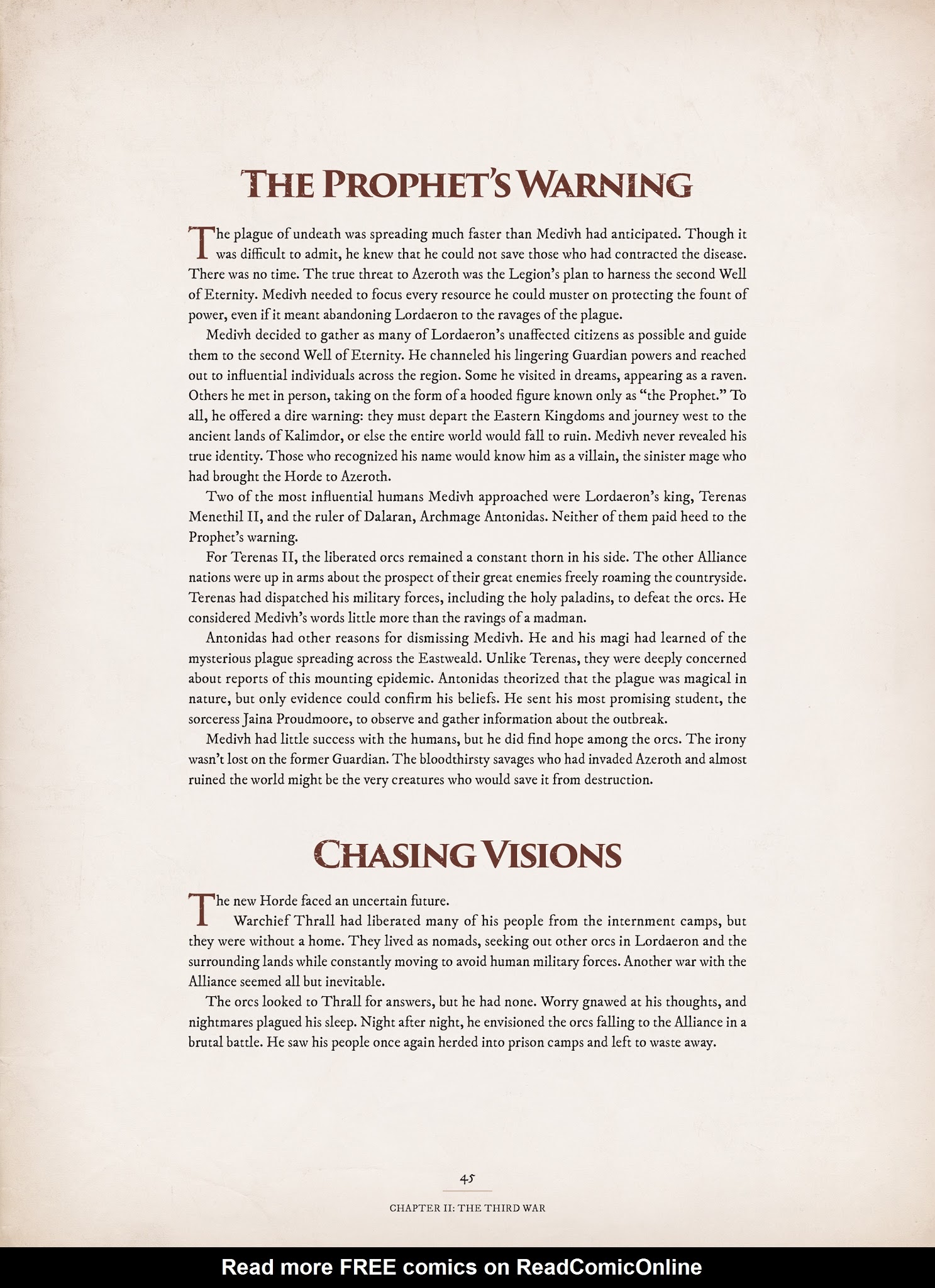 Read online World of Warcraft Chronicle Vol. 3 comic -  Issue # Full - 43