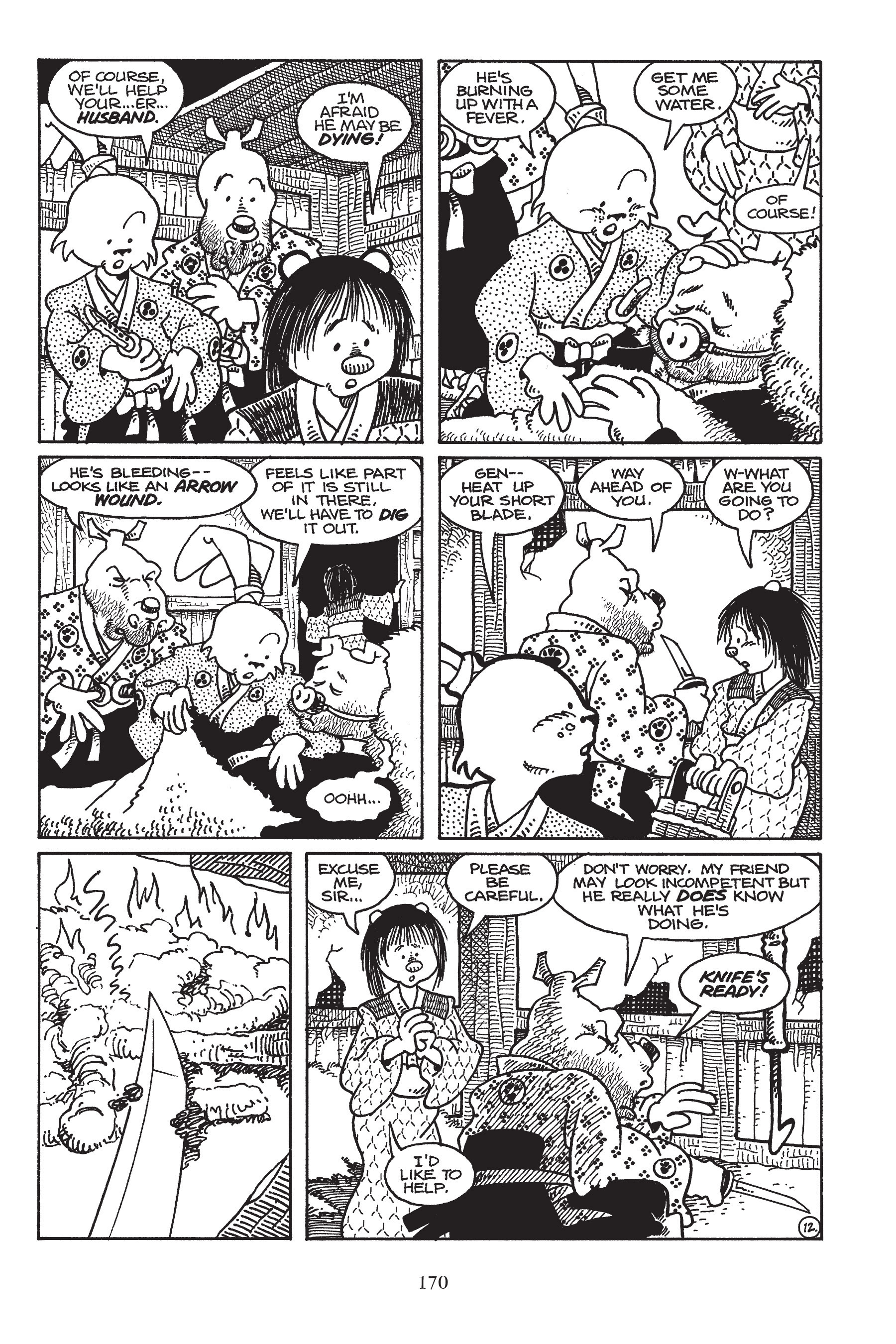 Read online Usagi Yojimbo (1987) comic -  Issue # _TPB 7 - 161