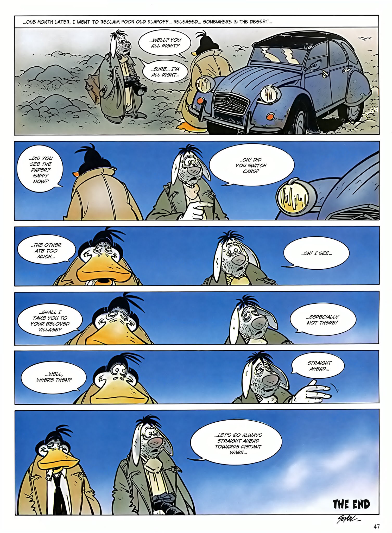 Read online Une enquête de l'inspecteur Canardo comic -  Issue #6 - 46