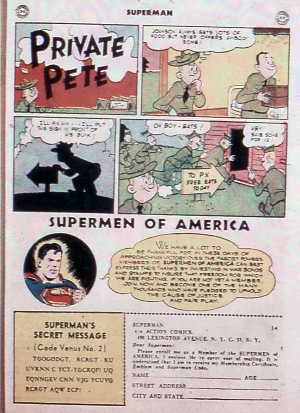 Read online Superman (1939) comic -  Issue #34 - 37