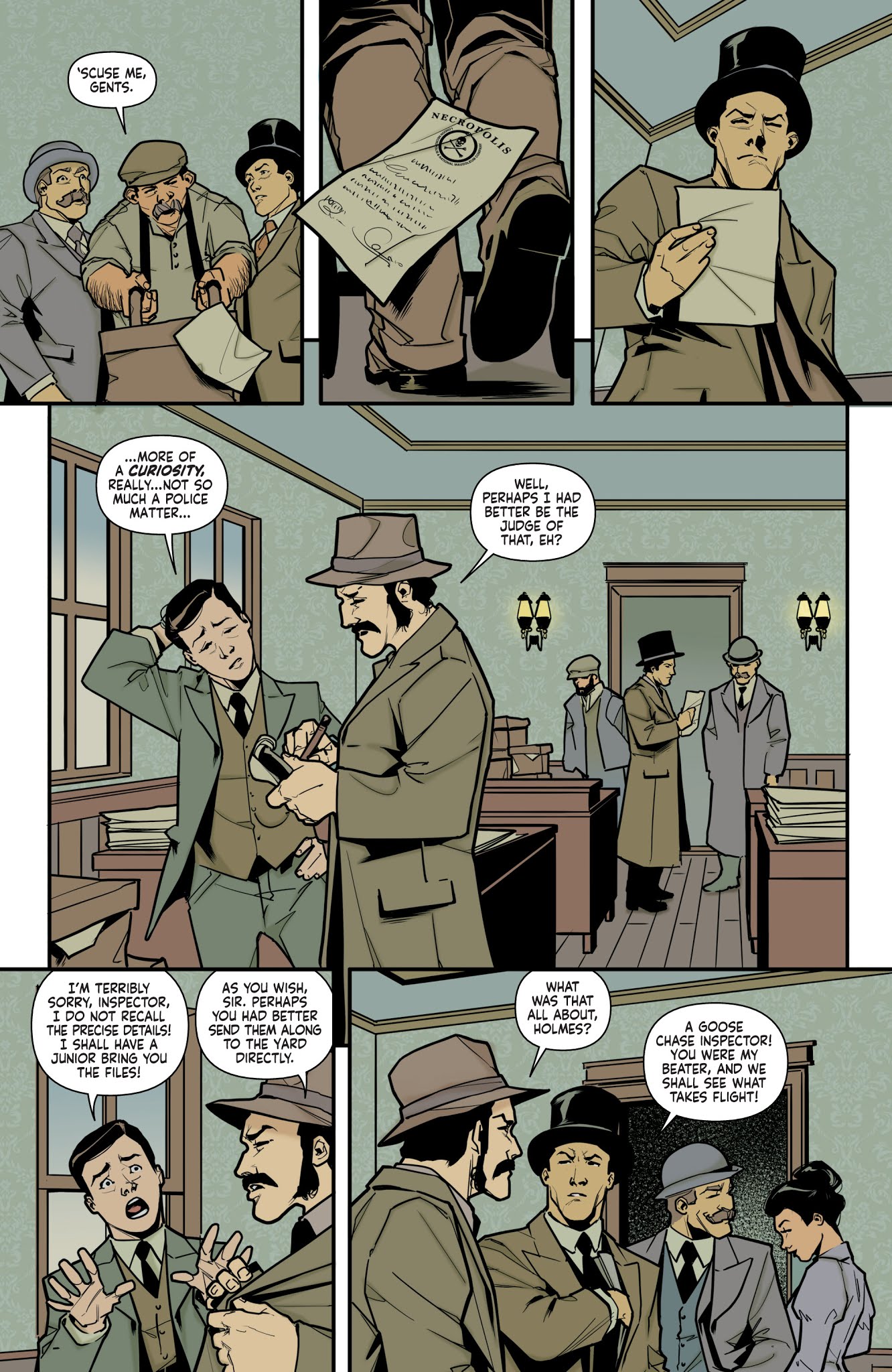 Read online Sherlock Holmes: The Vanishing Man comic -  Issue #3 - 9