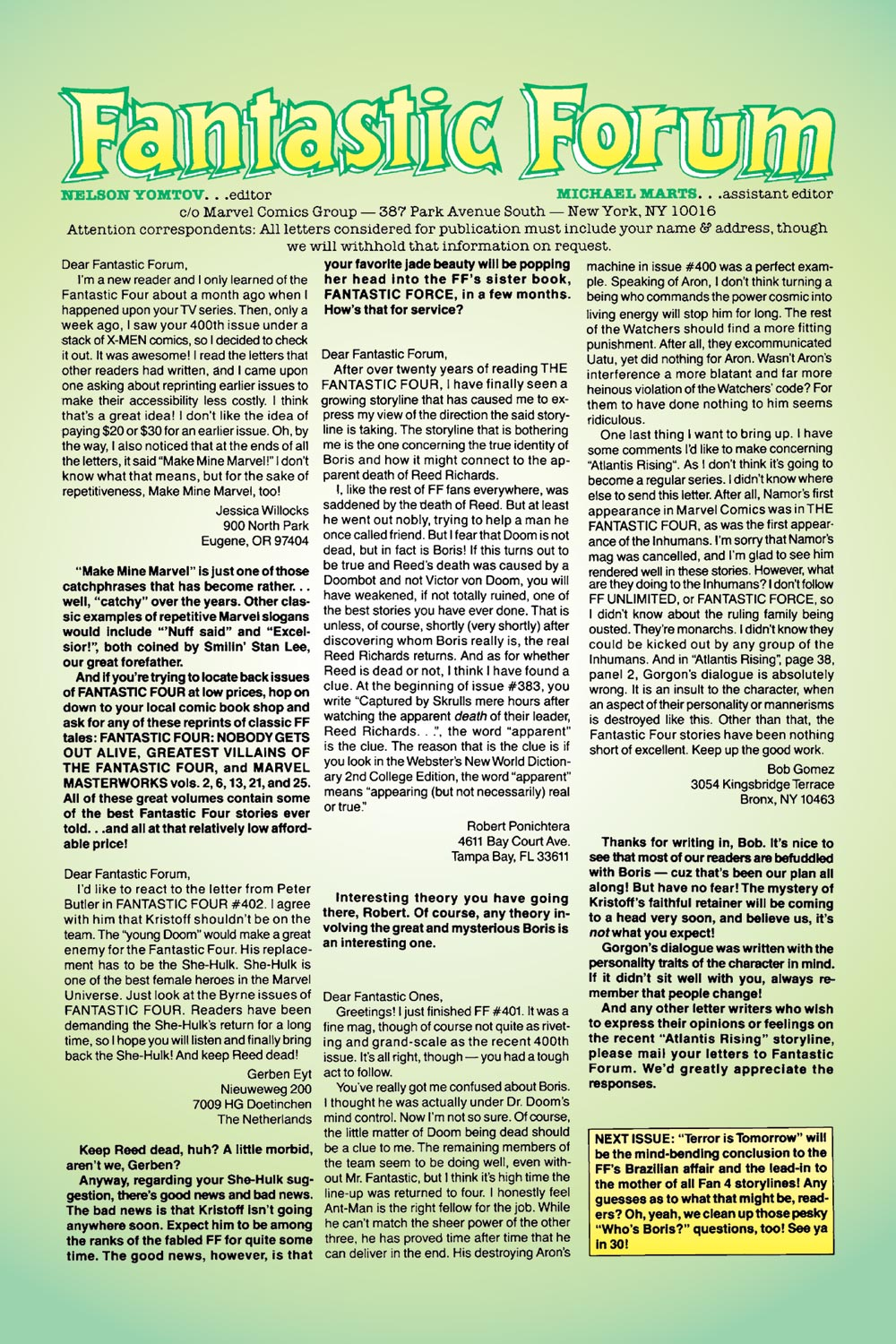 Read online Fantastic Four (1961) comic -  Issue #404 - 24