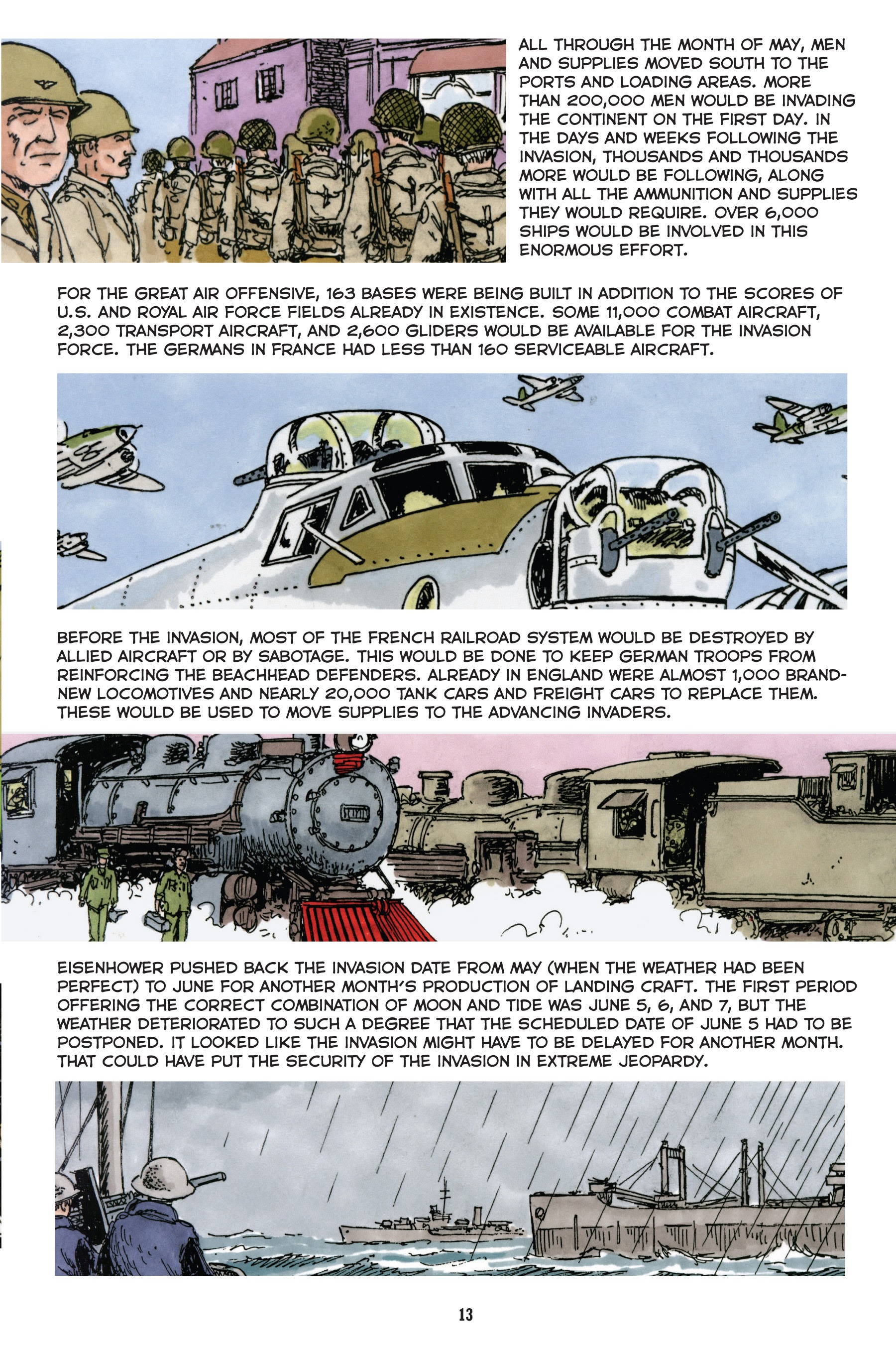 Read online Normandy: A Graphic History of D-Day, the Allied Invasion of Hitler's Fortress Europe comic -  Issue # TPB - 14