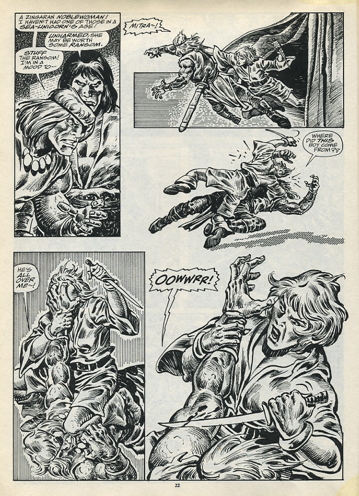 Read online The Savage Sword Of Conan comic -  Issue #196 - 24