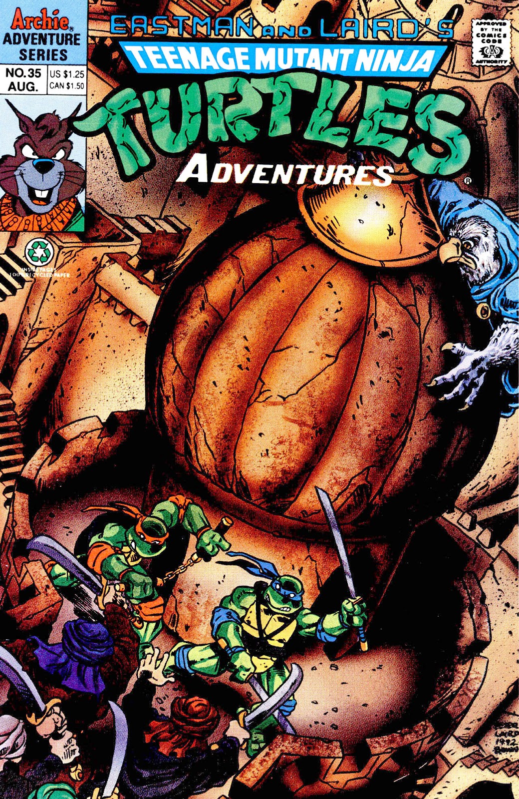 Teenage Mutant Ninja Turtles Adventures (1989) issue 35 - Page 1