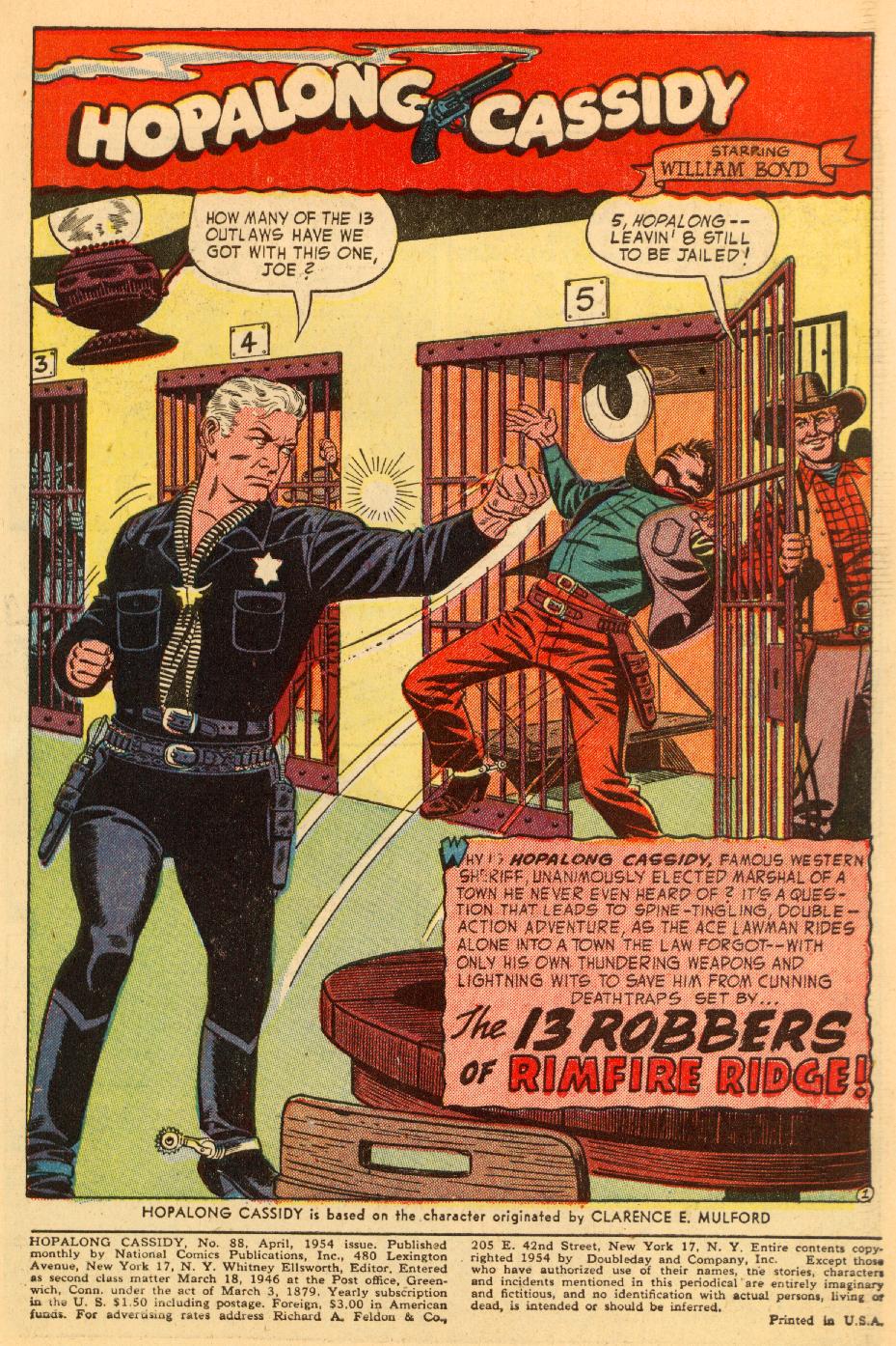 Read online Hopalong Cassidy comic -  Issue #88 - 3