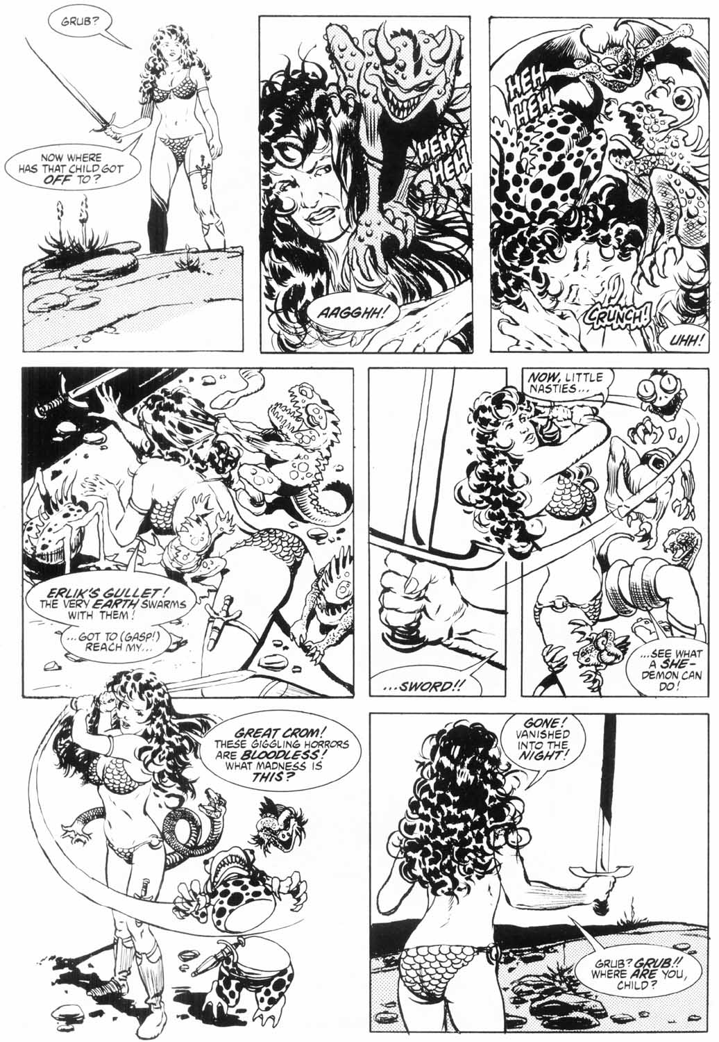 Read online The Savage Sword Of Conan comic -  Issue #157 - 58