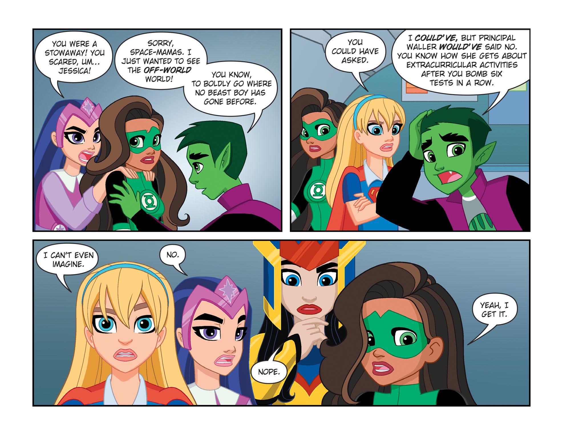 Read online DC Super Hero Girls: Spaced Out comic -  Issue #4 - 5