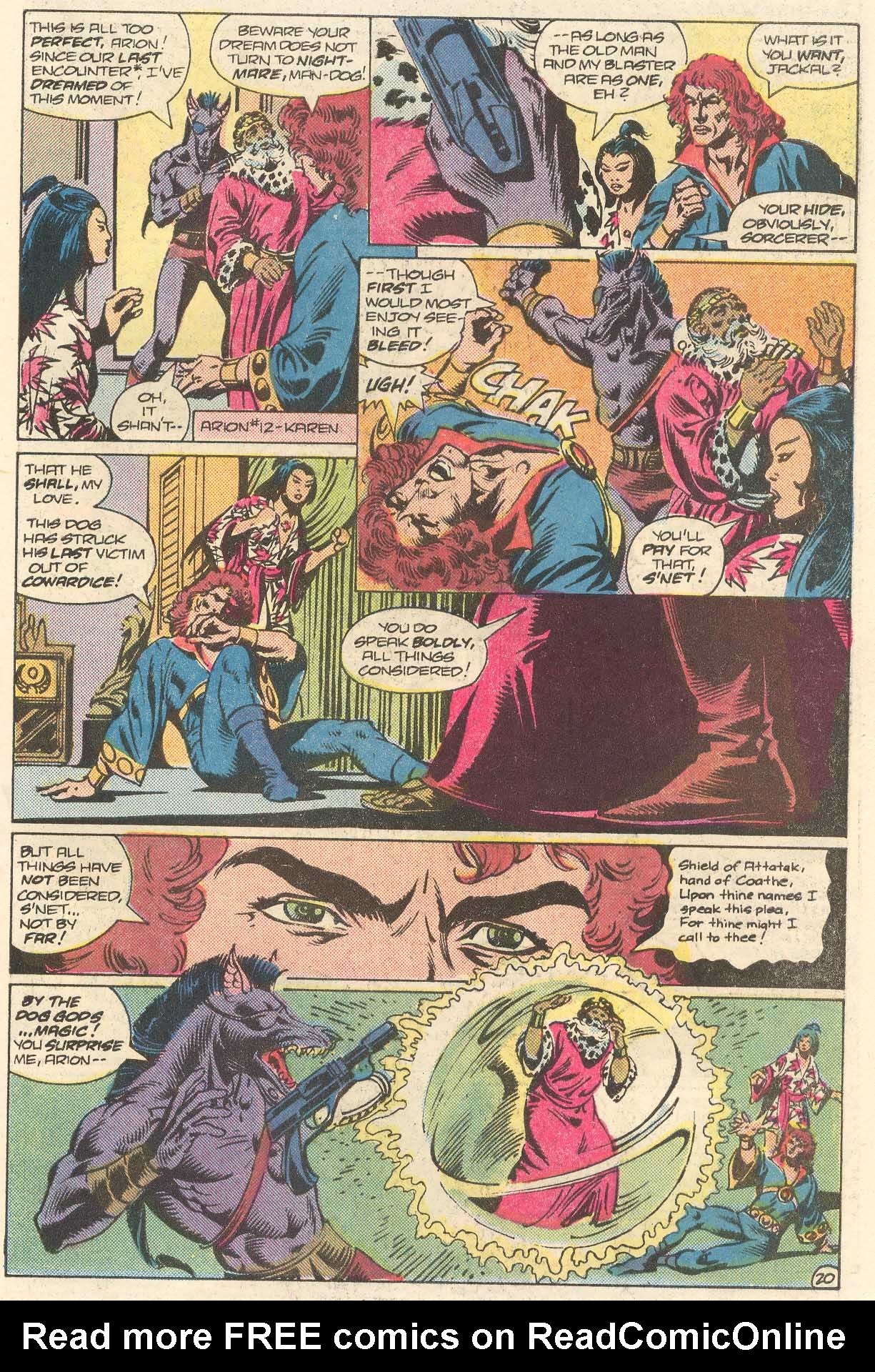 Read online Arion, Lord of Atlantis comic -  Issue #29 - 21