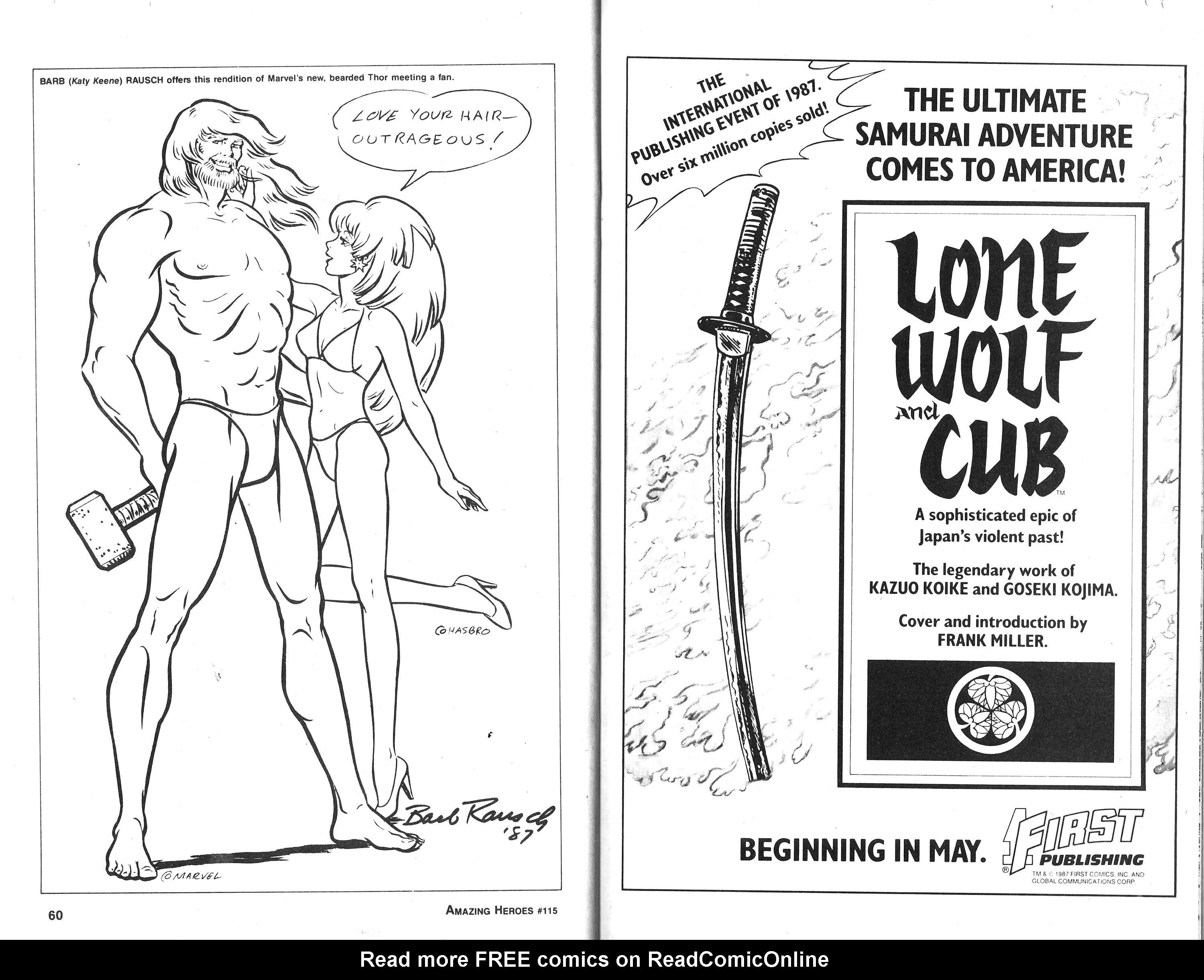 Read online Amazing Heroes comic -  Issue #115 - 31