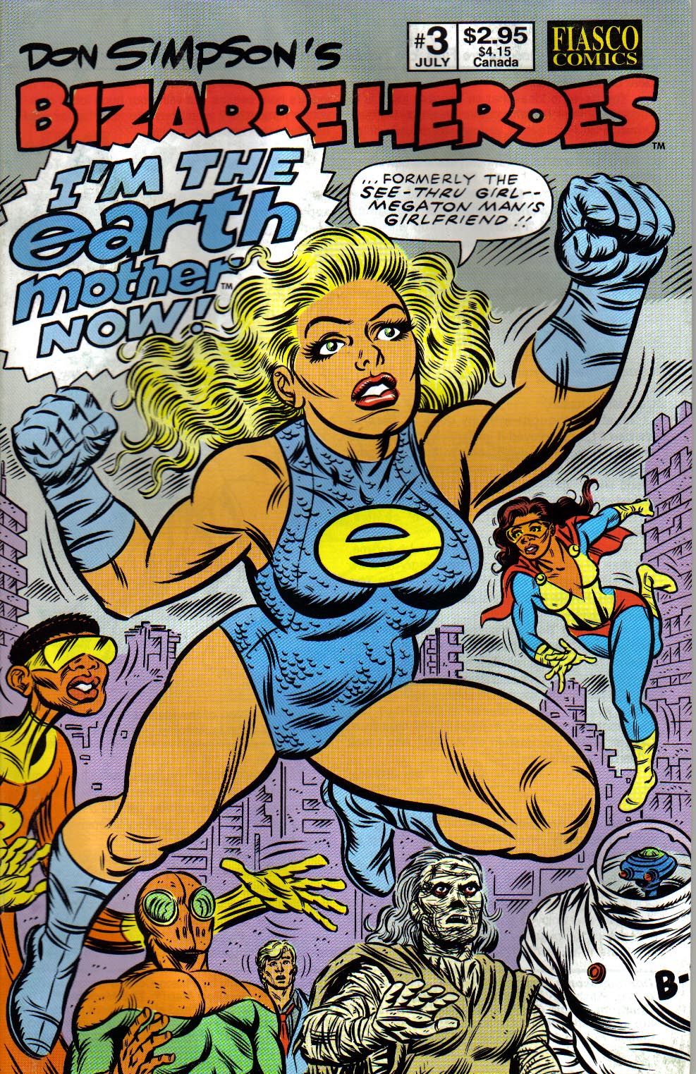 Read online Don Simpson's Bizarre Heroes comic -  Issue #3 - 1