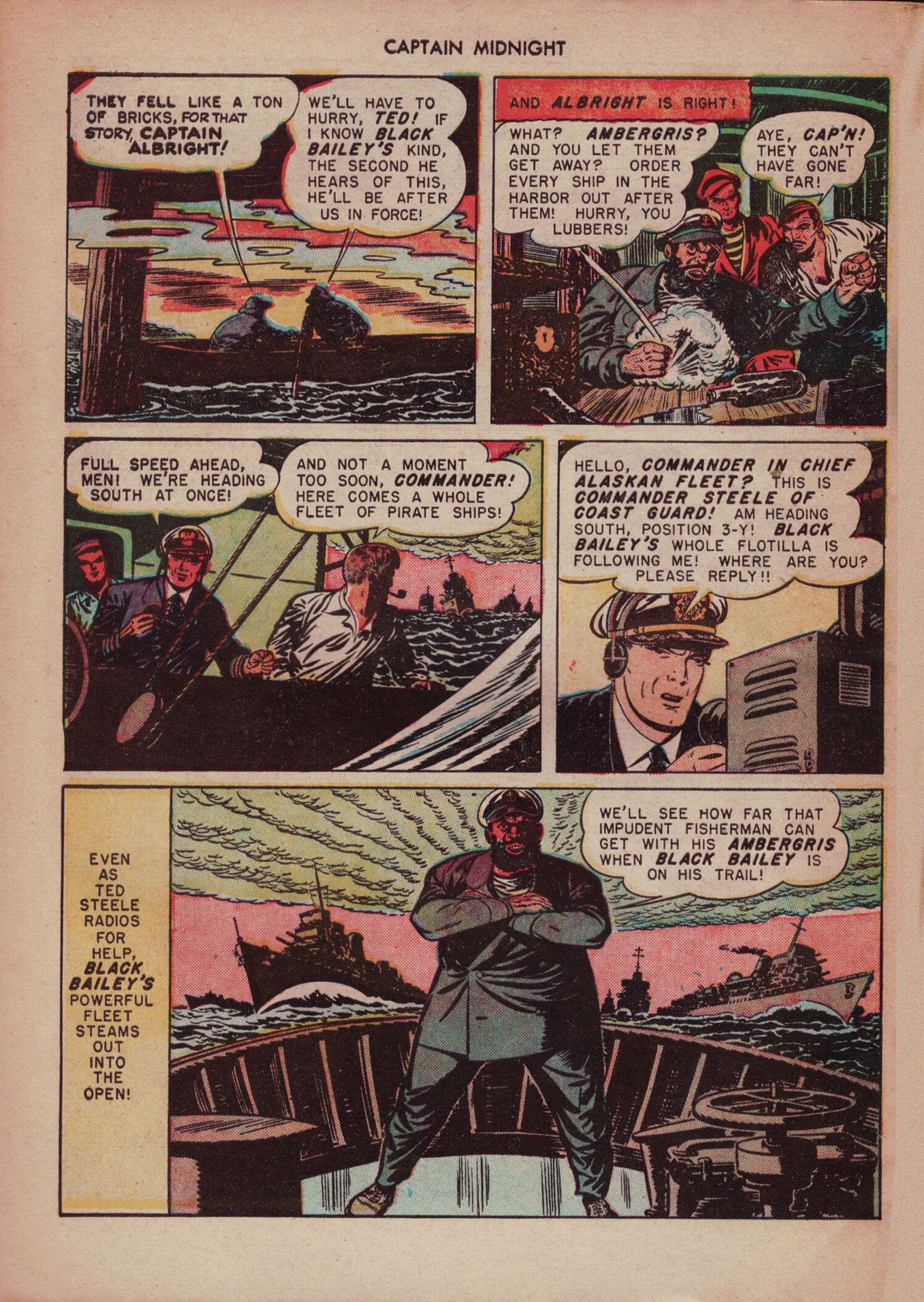 Read online Captain Midnight (1942) comic -  Issue #48 - 46