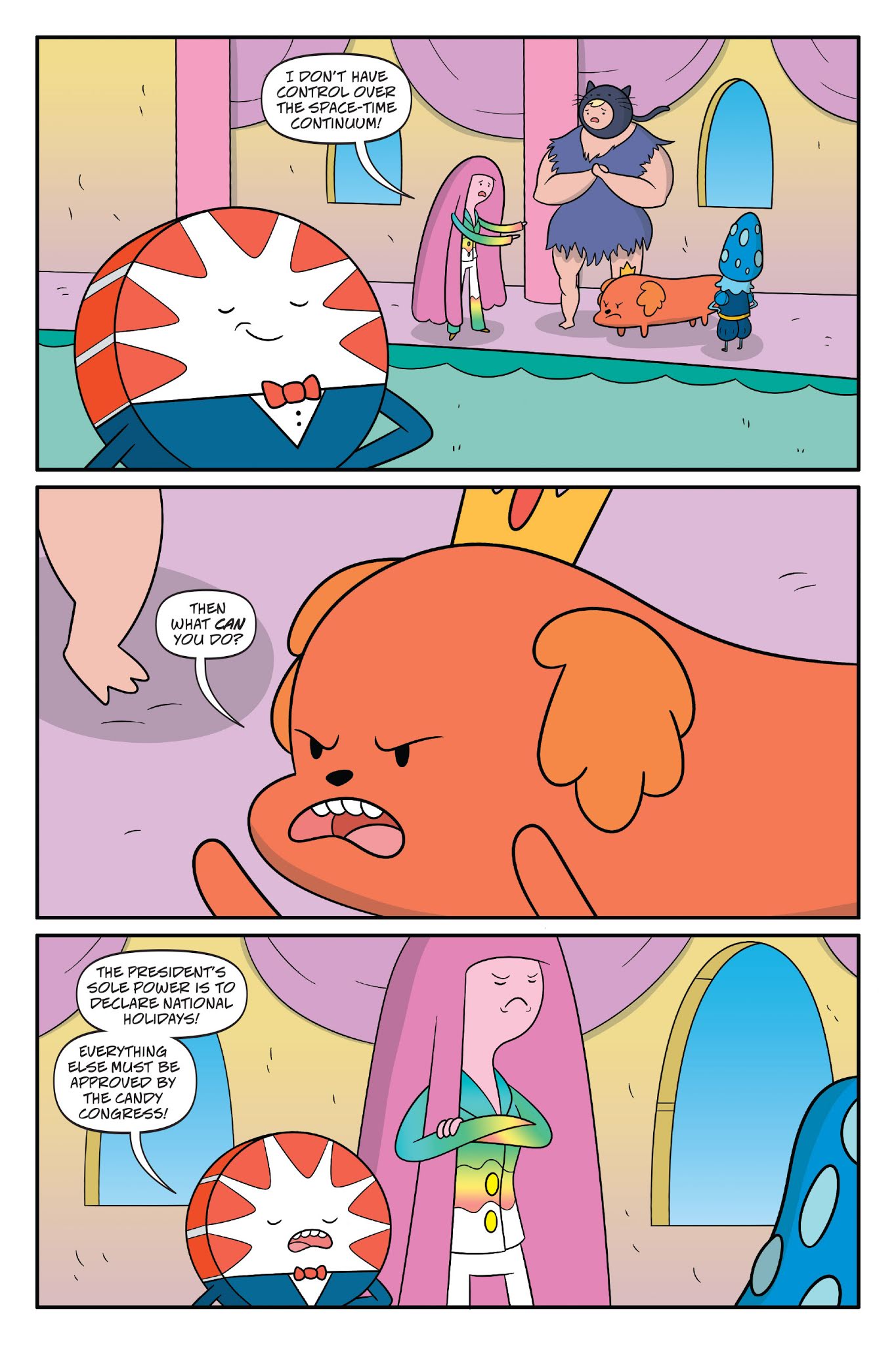 Read online Adventure Time: President Bubblegum comic -  Issue # TPB - 91