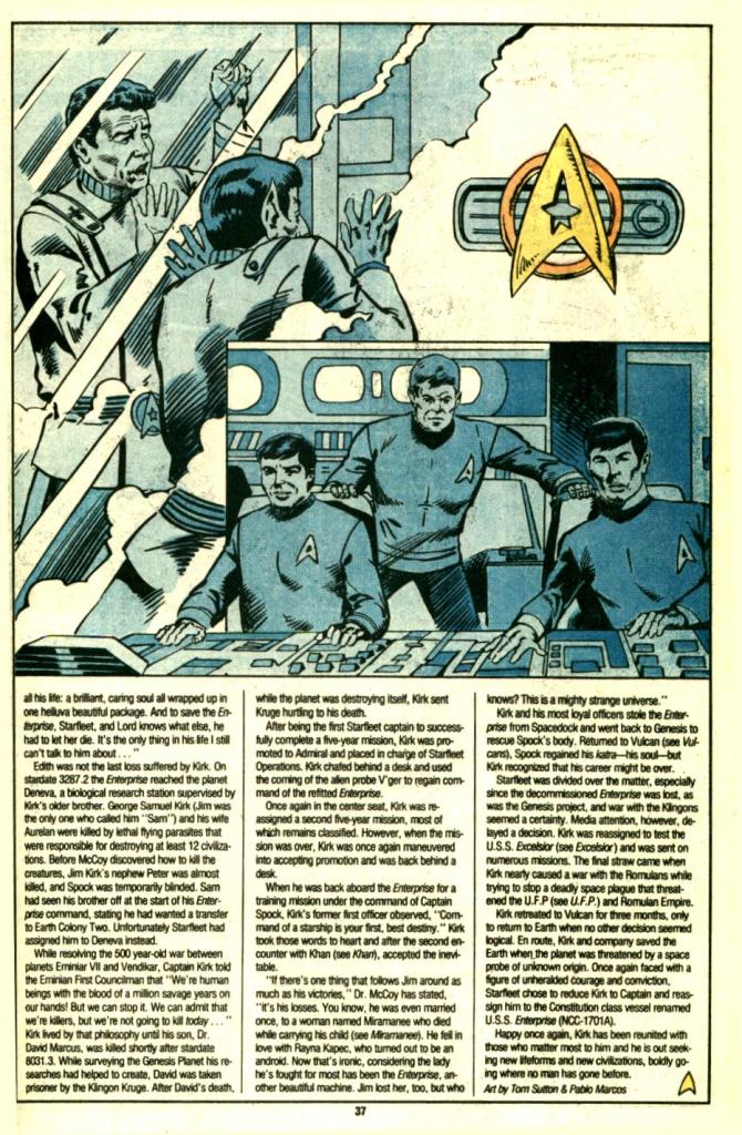 Read online Who's Who in Star Trek comic -  Issue #1 - 38