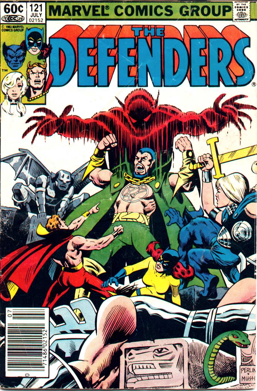 Read online The Defenders (1972) comic -  Issue #121 - 1