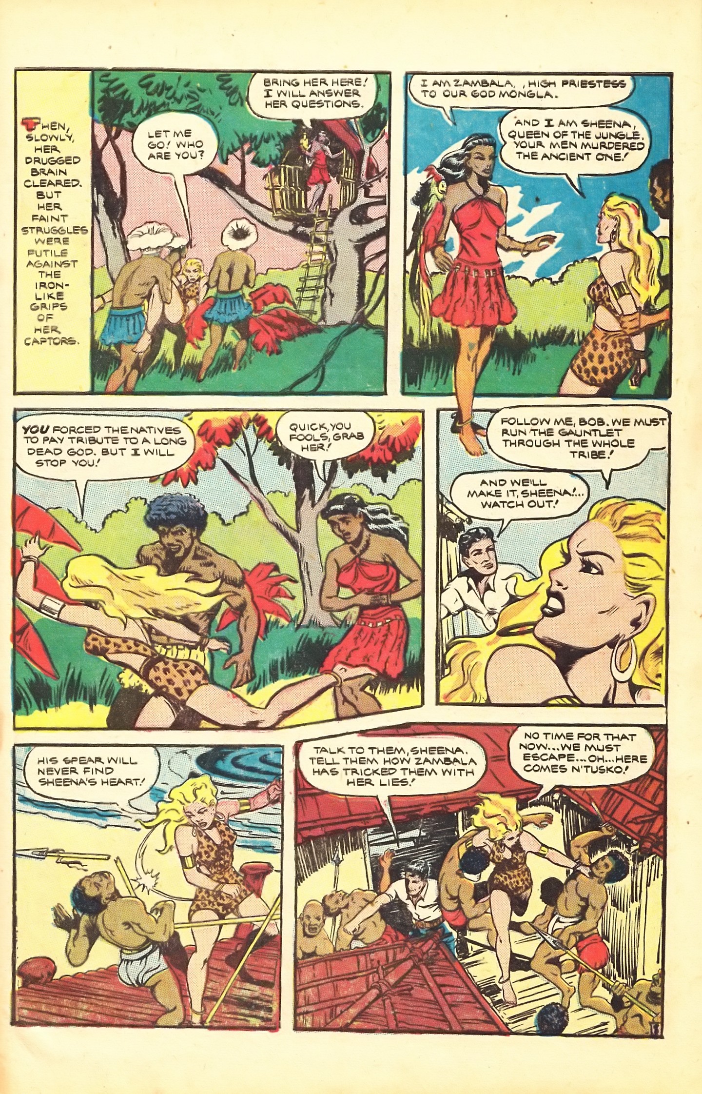 Read online Sheena, Queen of the Jungle (1942) comic -  Issue #7 - 41