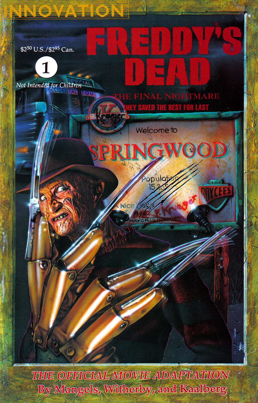 Read online Freddy's Dead: The Final Nightmare comic -  Issue #1 - 1