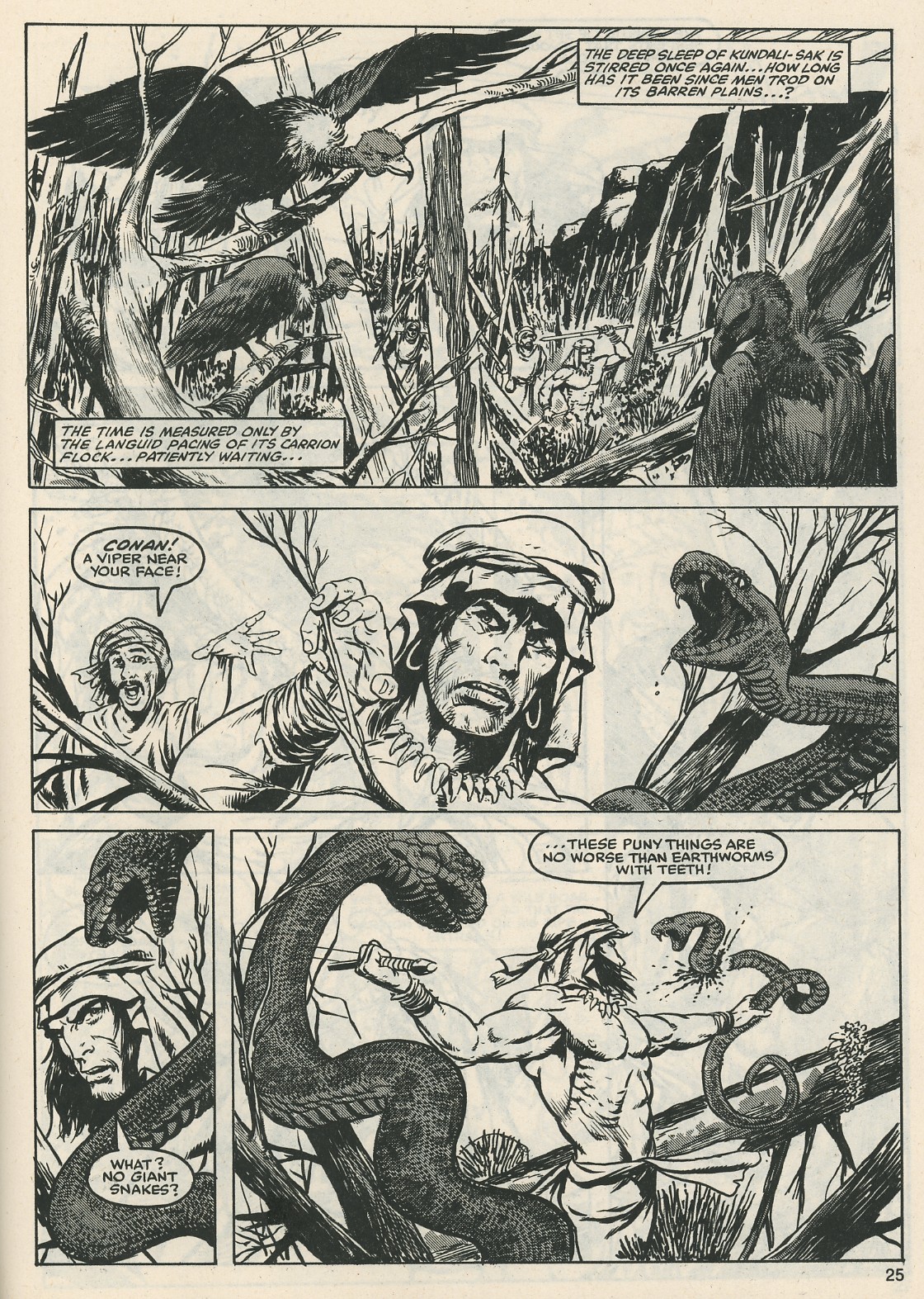Read online The Savage Sword Of Conan comic -  Issue #117 - 23