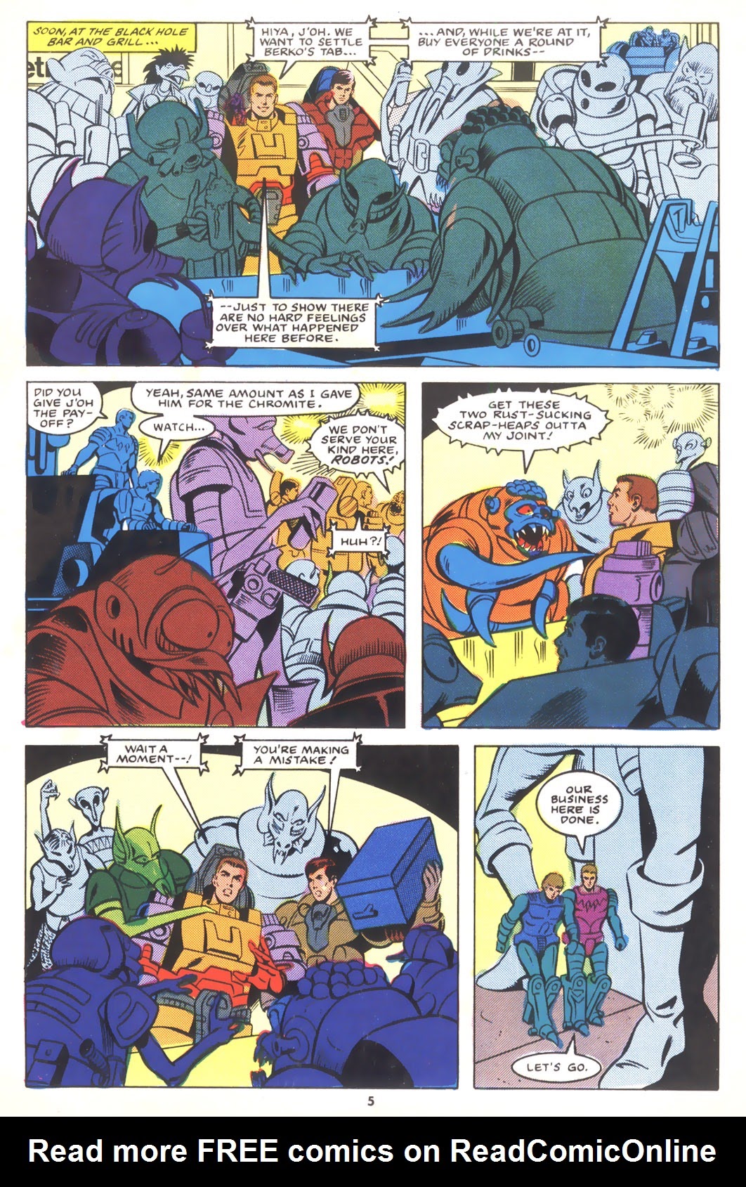 Read online The Transformers (UK) comic -  Issue #216 - 5