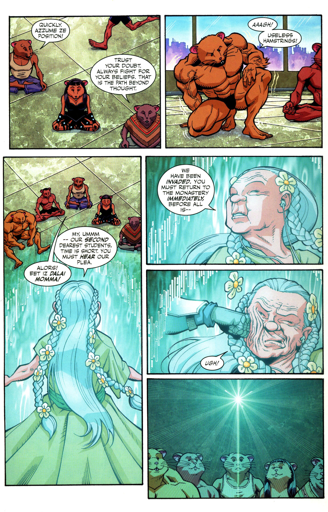 Read online Adolescent Radioactive Black Belt Hamsters (2008) comic -  Issue #1 - 14