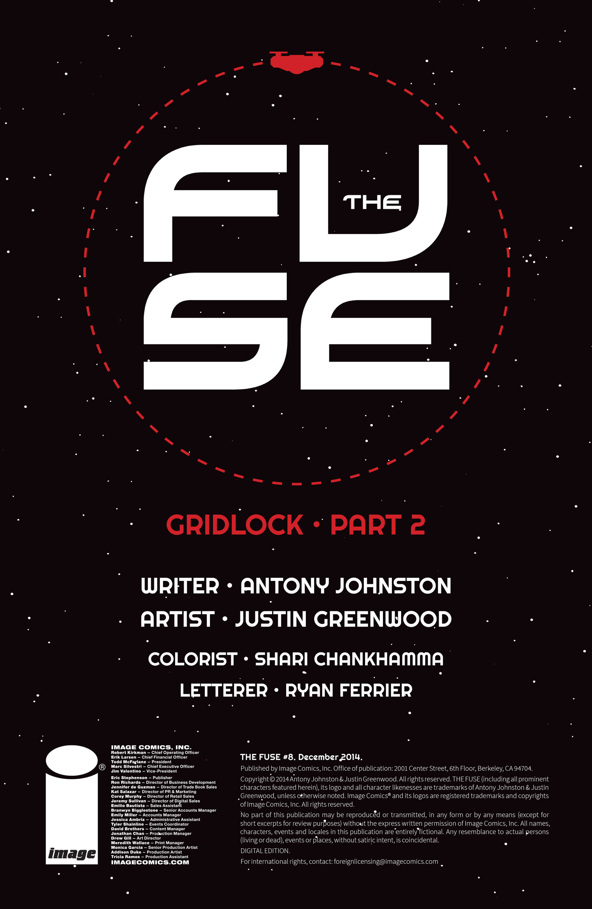 Read online The Fuse comic -  Issue #8 - 2