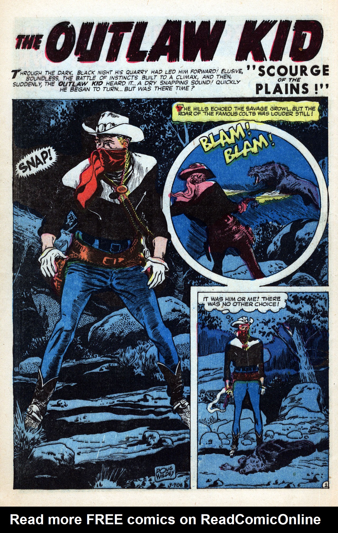 Read online The Outlaw Kid (1954) comic -  Issue #13 - 16